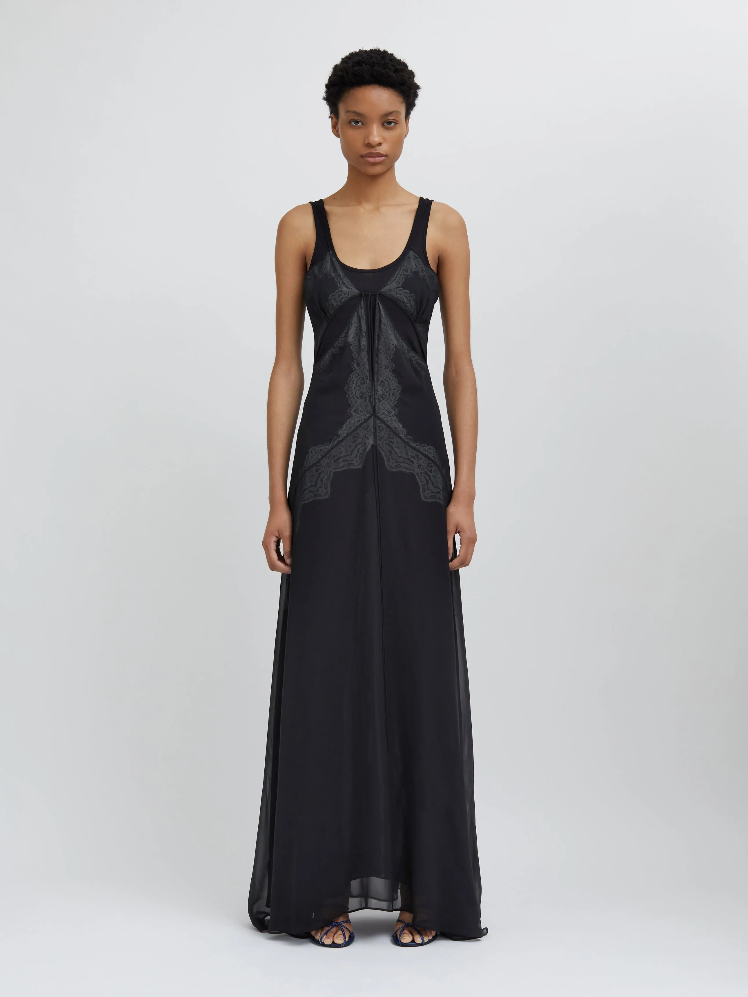 Encased Lace Cami Tank Gown sold by Christopher Esber
