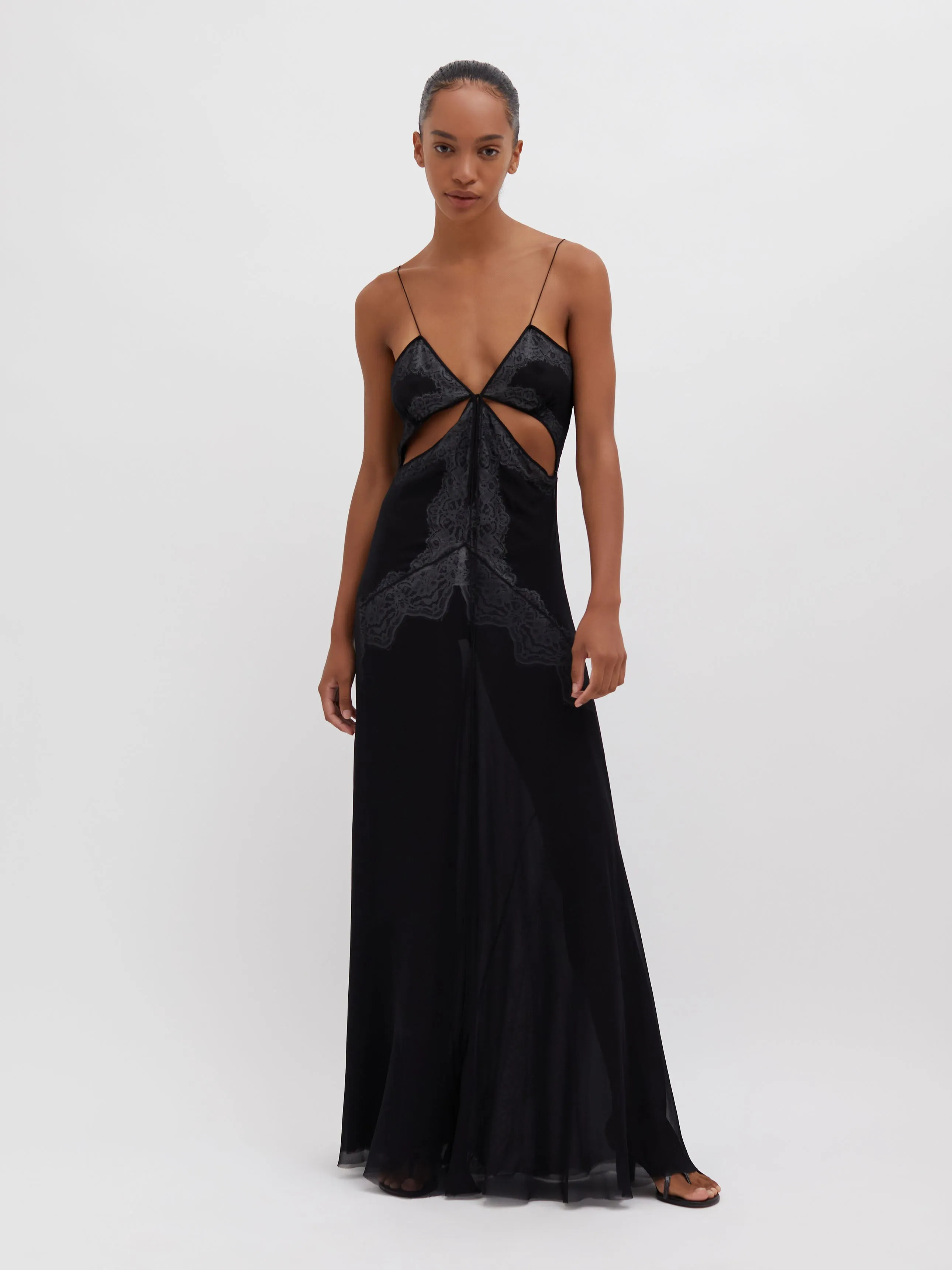 Encased Lace Cami Tank Gown sold by Christopher Esber product image thumbnail 4