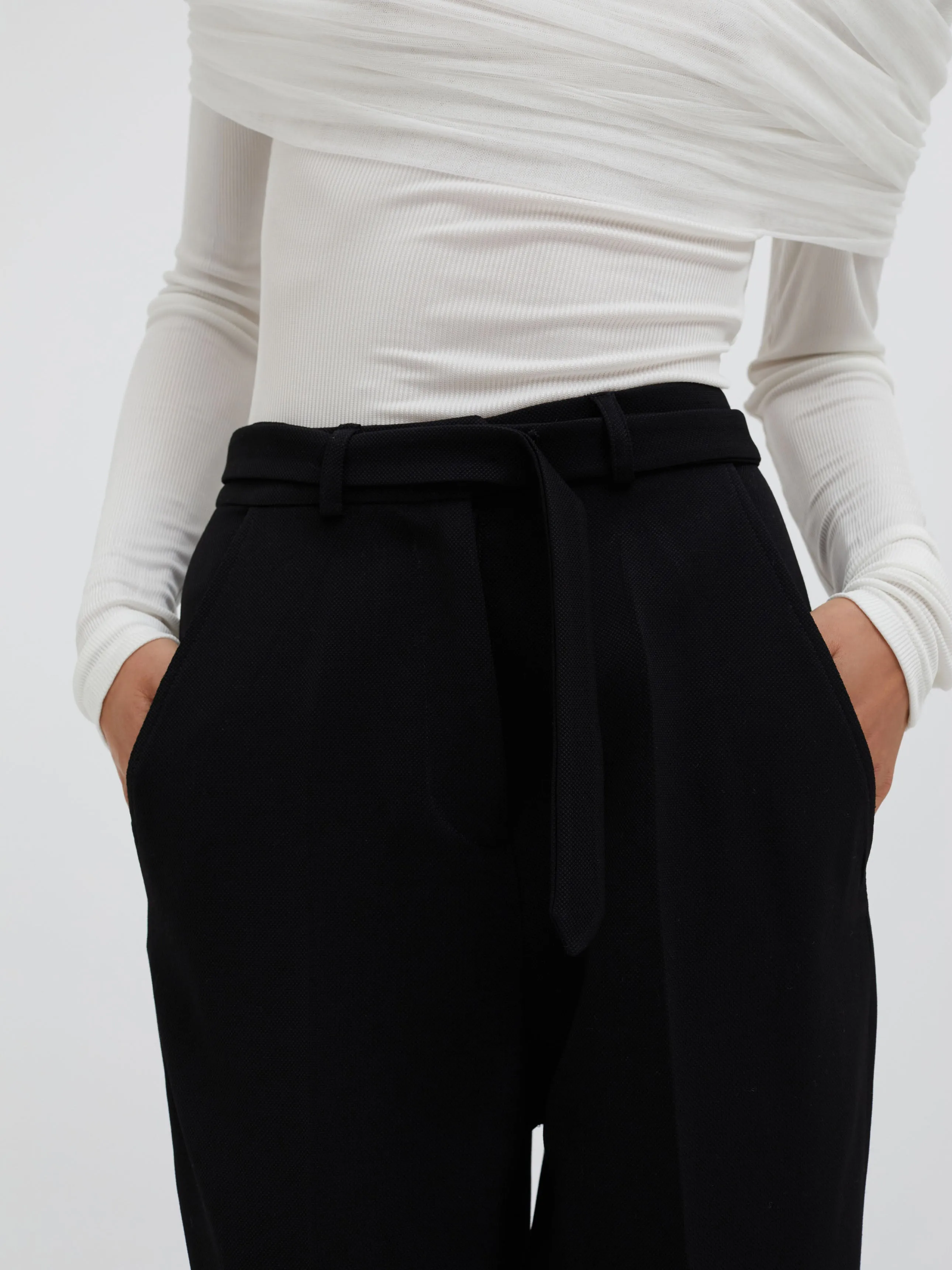 Sonora Veiled Long Sleeve Top sold by Christopher Esber product image thumbnail 4