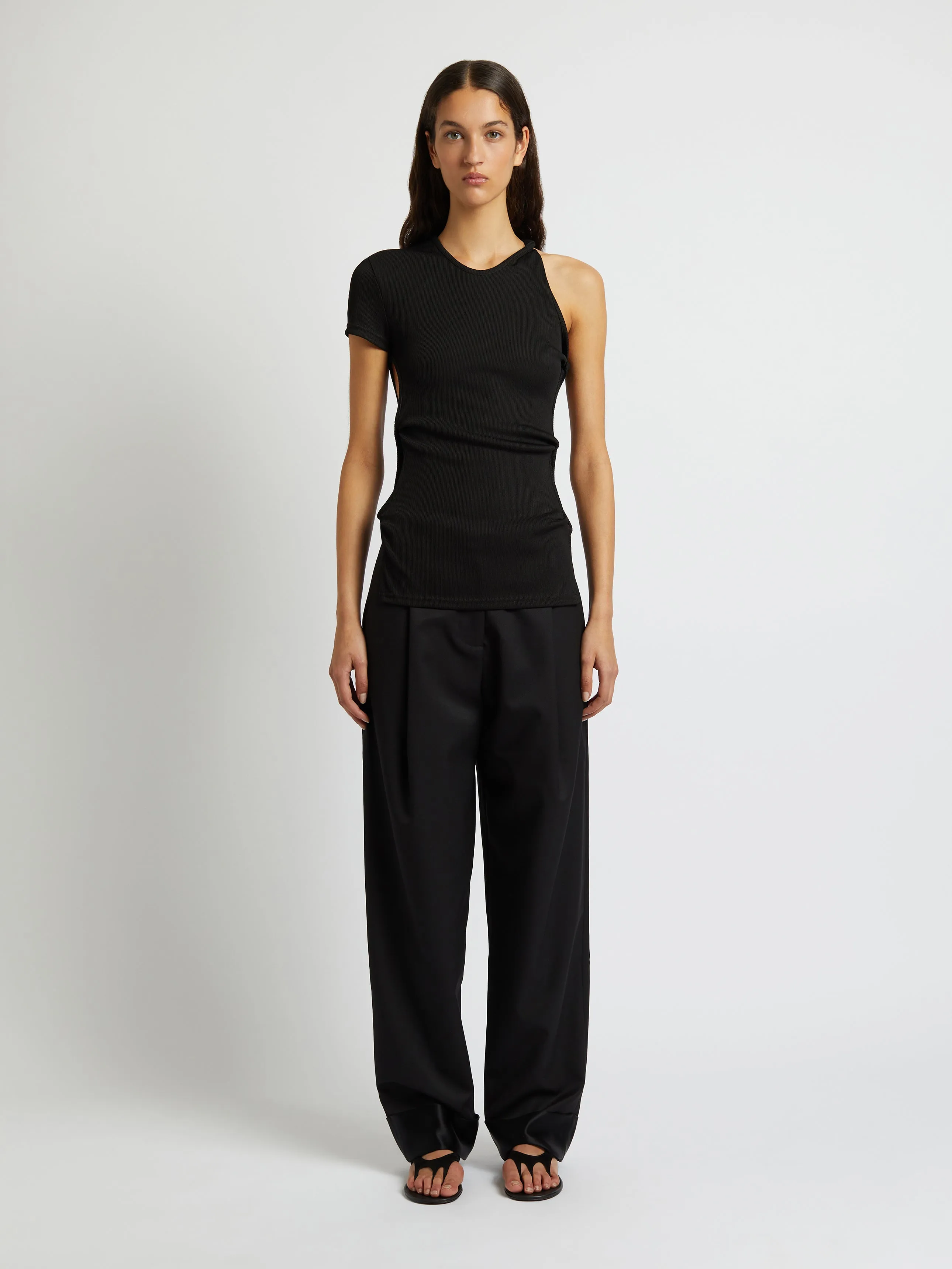 Satin Waist Pegged Trouser sold by Christopher Esber