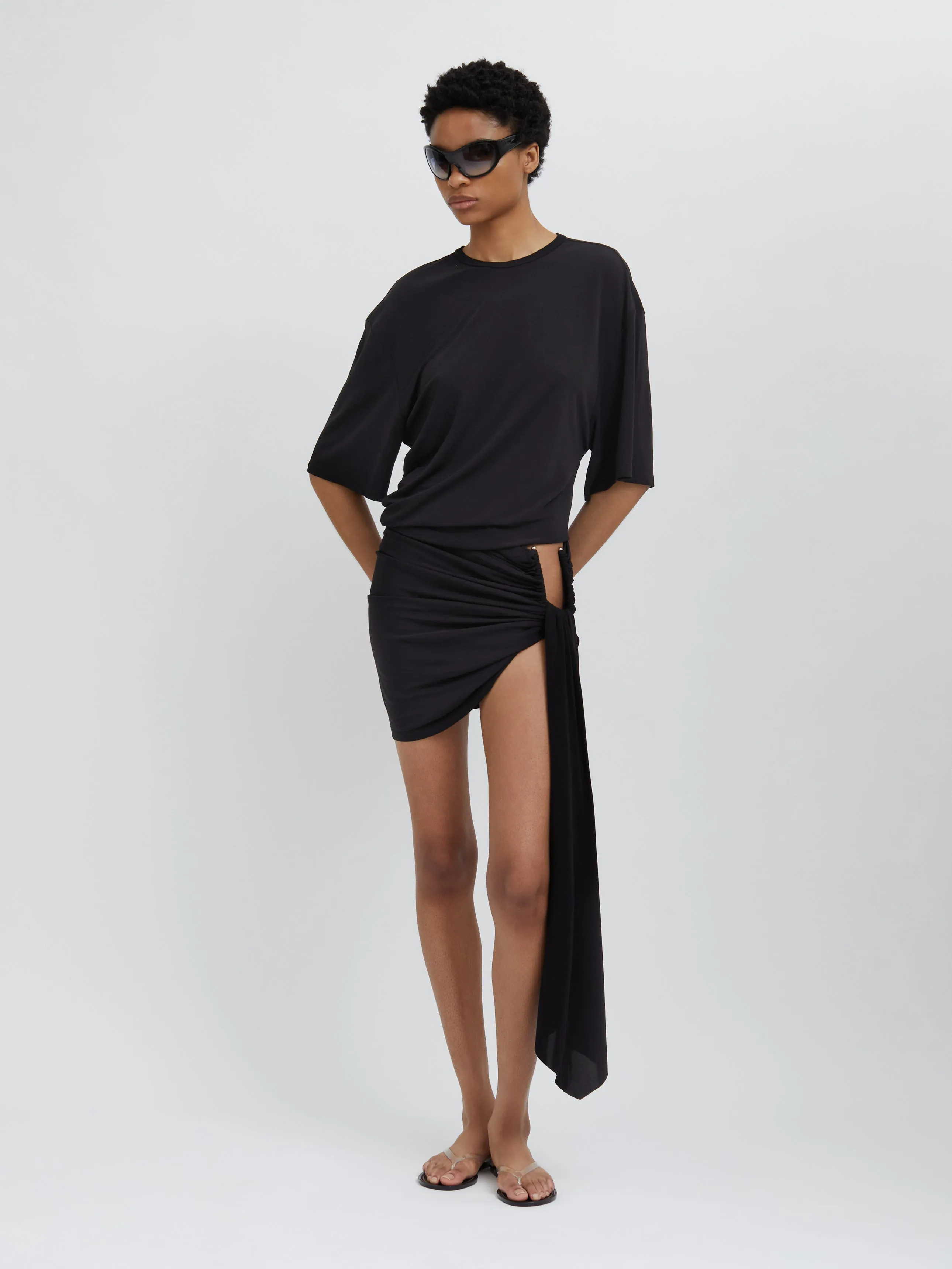 Arced Palm Micro Skirt sold by Christopher Esber product image thumbnail 2