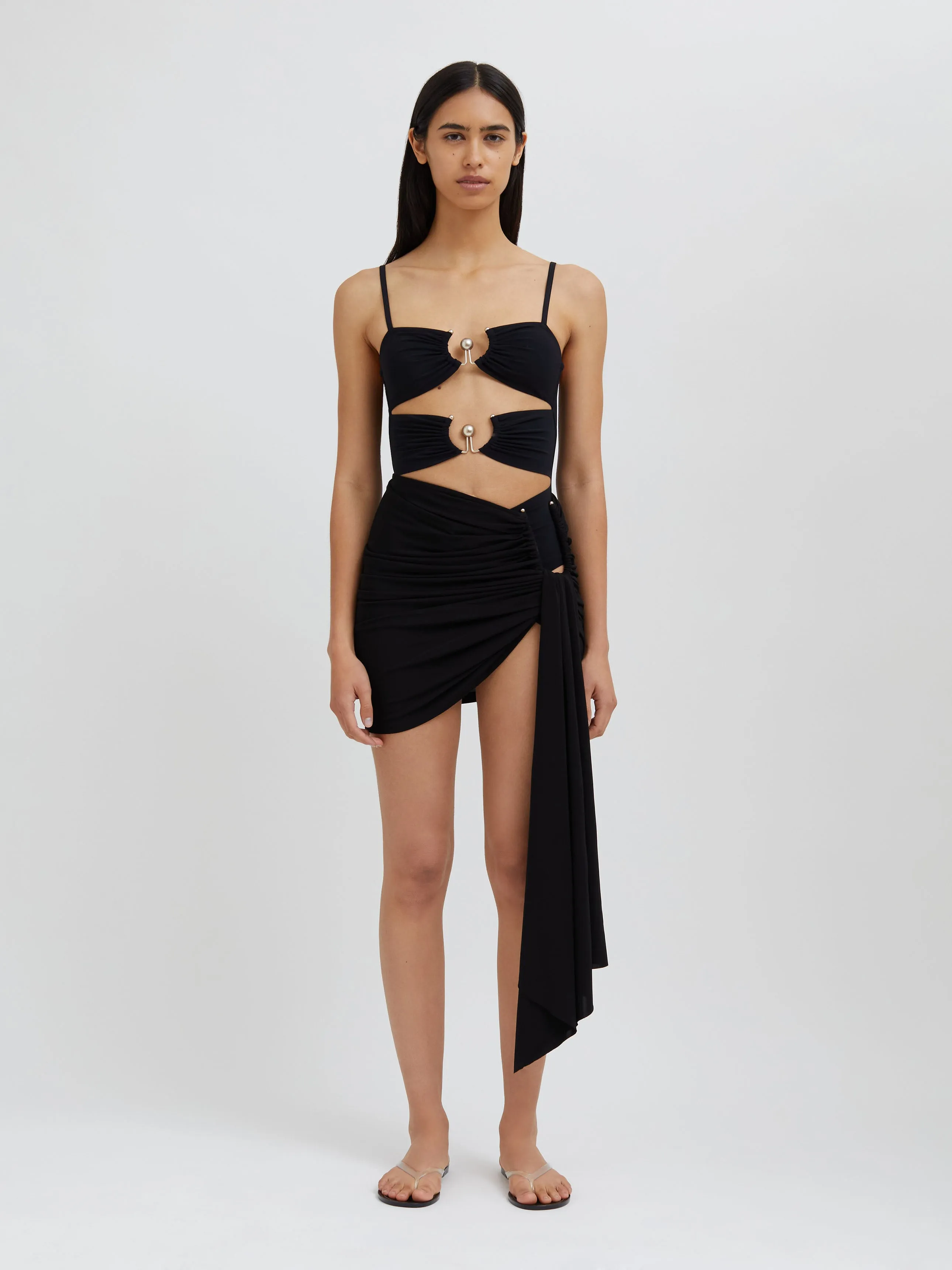 Arced Palm Micro Skirt sold by Christopher Esber product image thumbnail 5