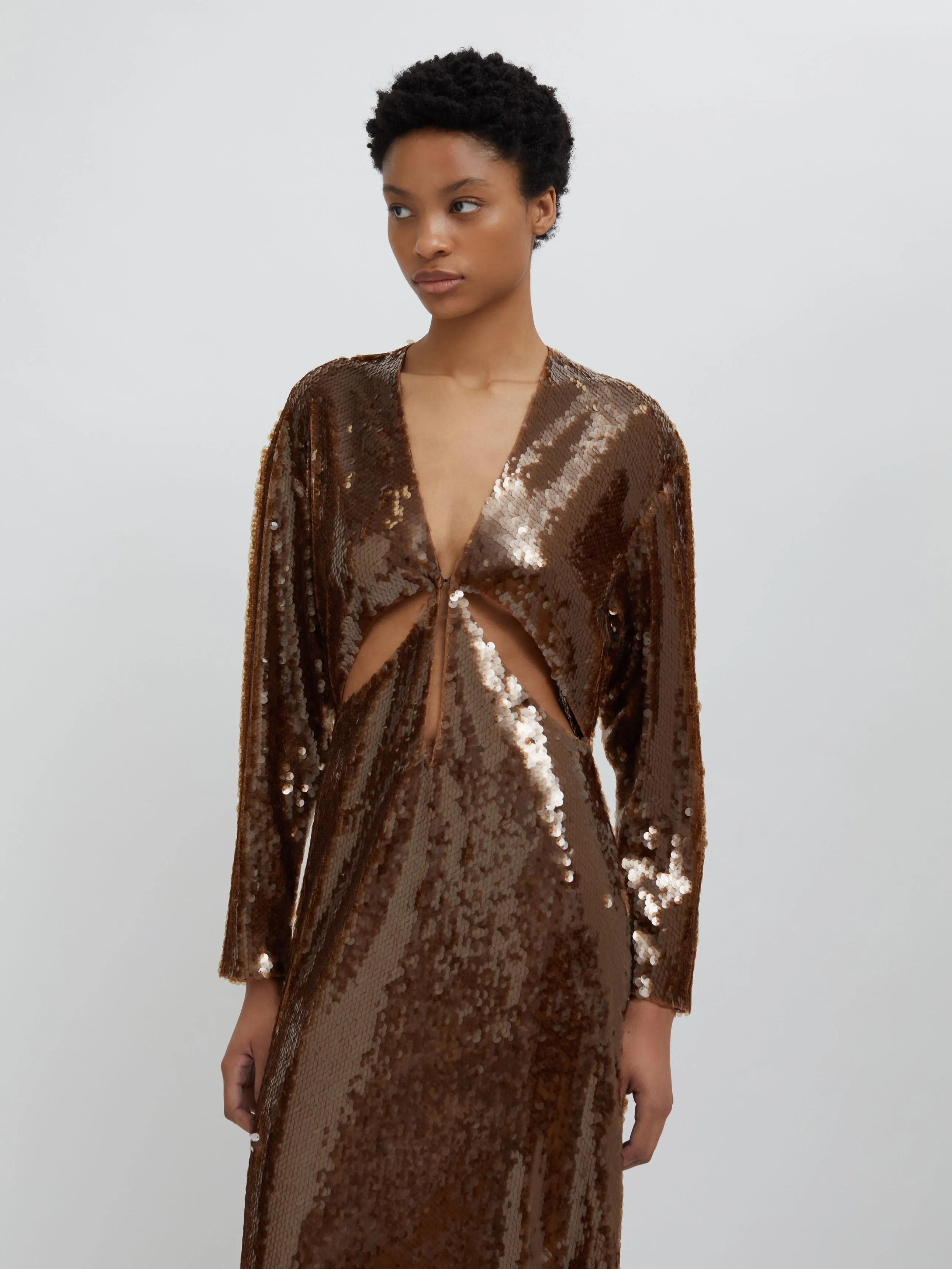 Lucent Sequin Triquetra Dress sold by Christopher Esber product image thumbnail 2