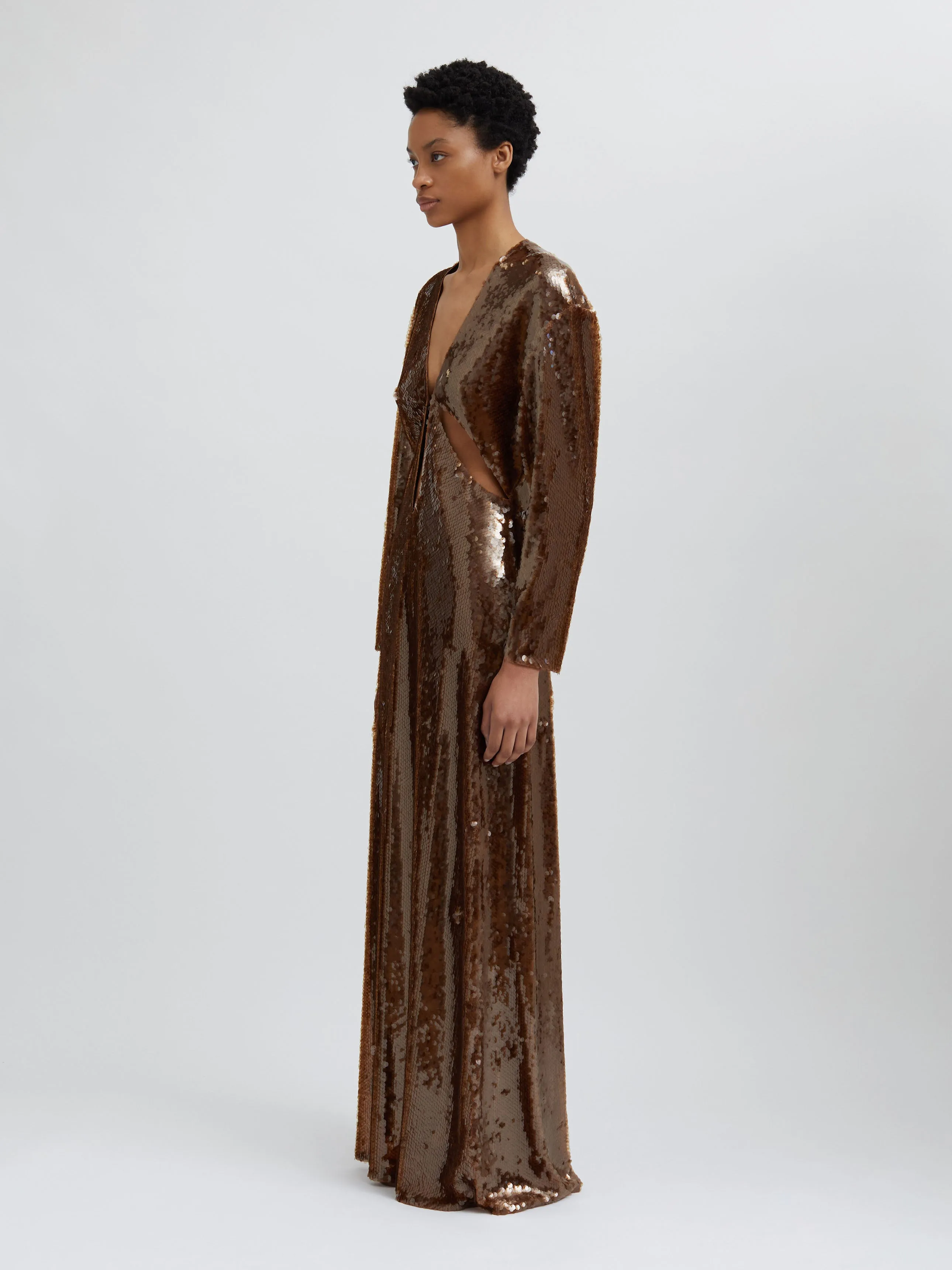 Lucent Sequin Triquetra Dress sold by Christopher Esber product image thumbnail 3