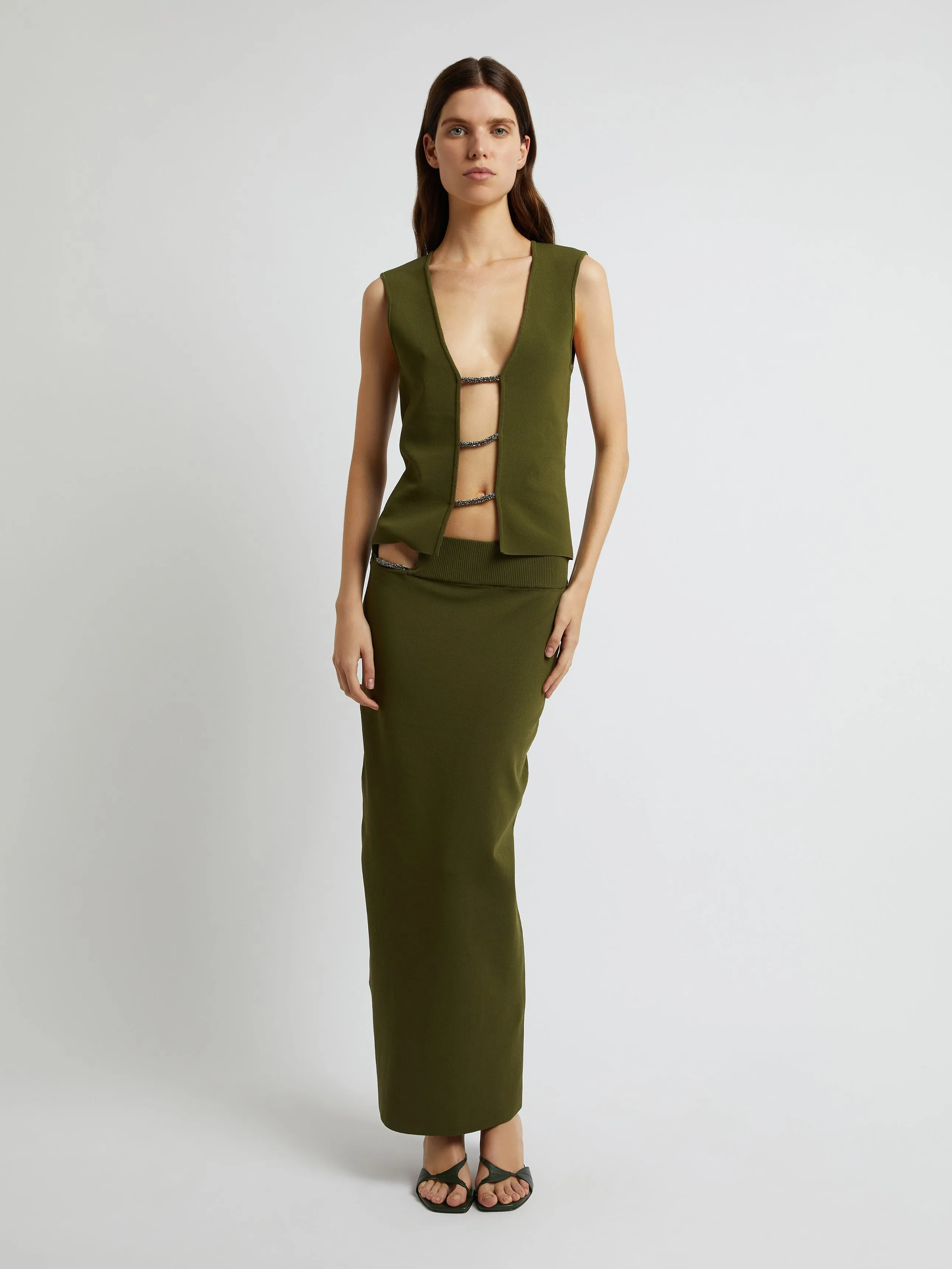 Crystalline Lattice Column Skirt sold by Christopher Esber product image thumbnail 4