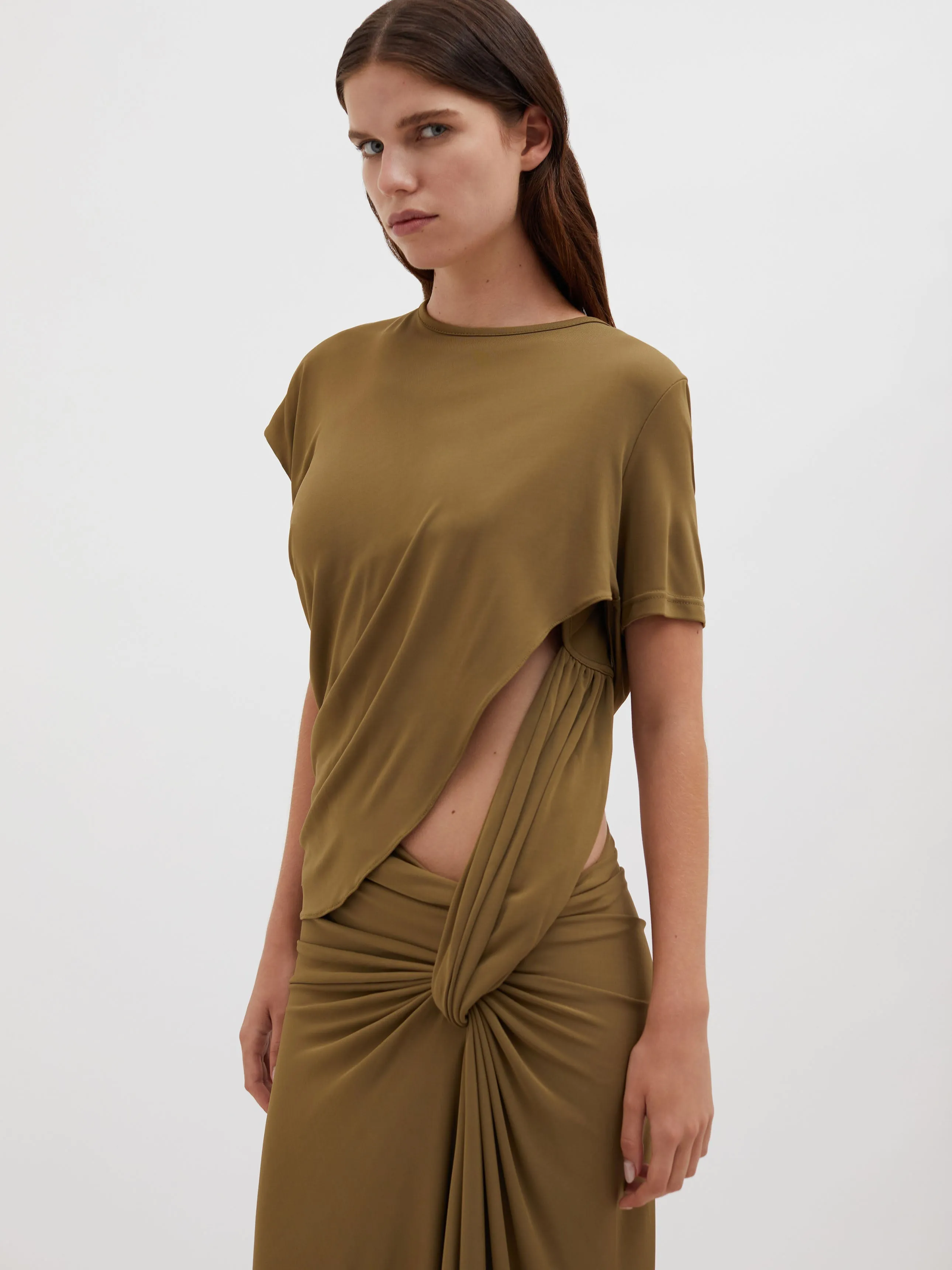 Twisted Lever Tee Dress sold by Christopher Esber product image thumbnail 3