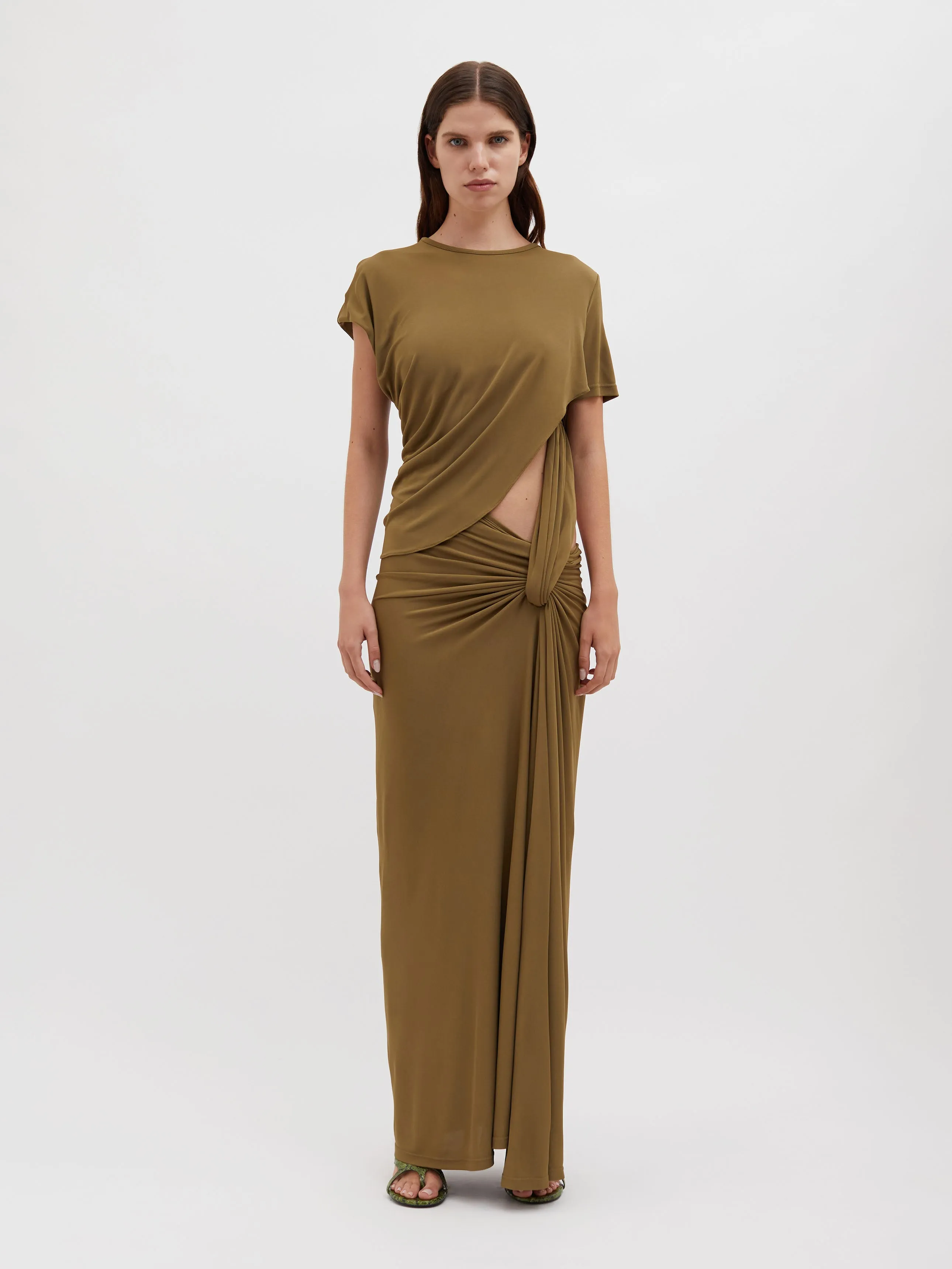 Twisted Lever Tee Dress sold by Christopher Esber