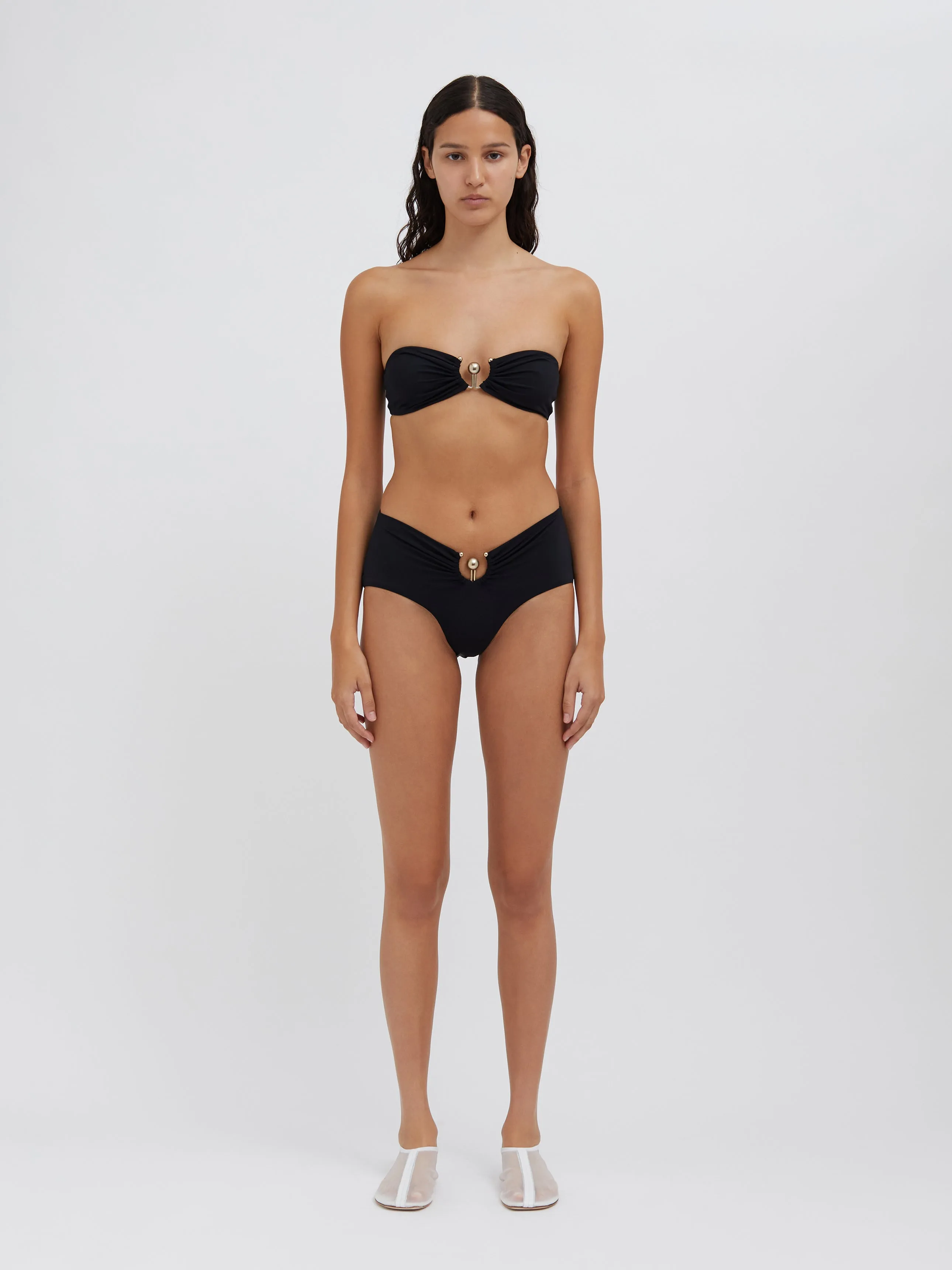 Orbit Ruched High Brief sold by Christopher Esber