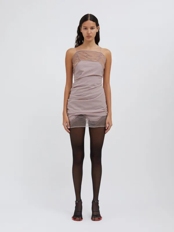 chinese dress ladies Christopher Esber Floating Lace Mini Dress in Size 12 main image 0