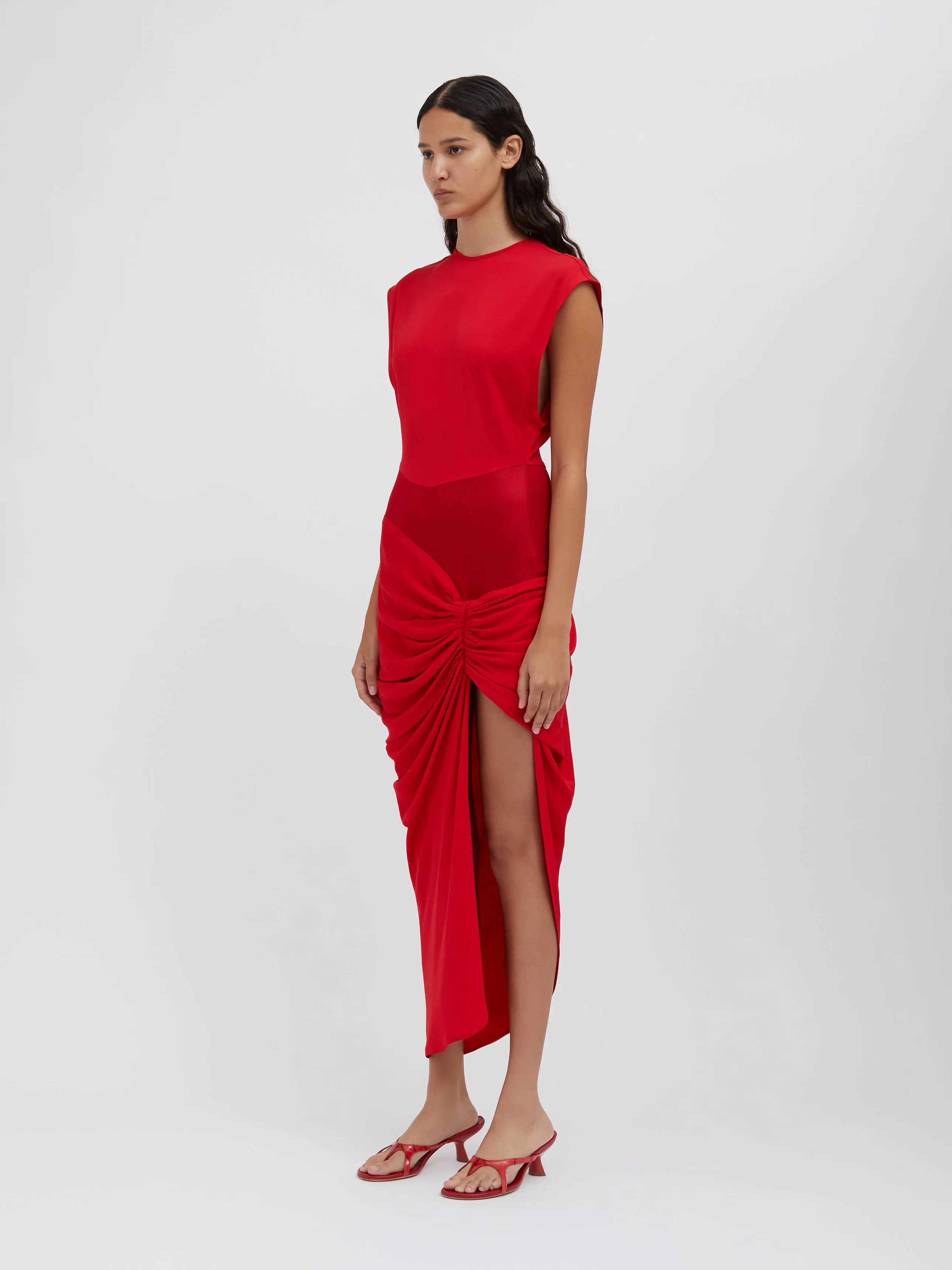 Fusion Ruched Micro Dress sold by Christopher Esber product image thumbnail 3