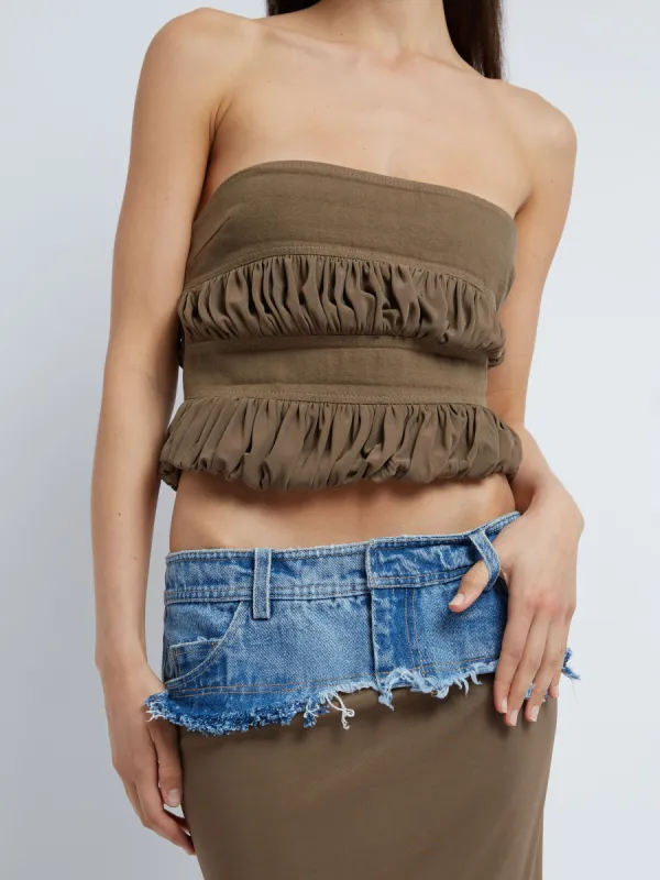 Slanted Gather Top sold by Christopher Esber