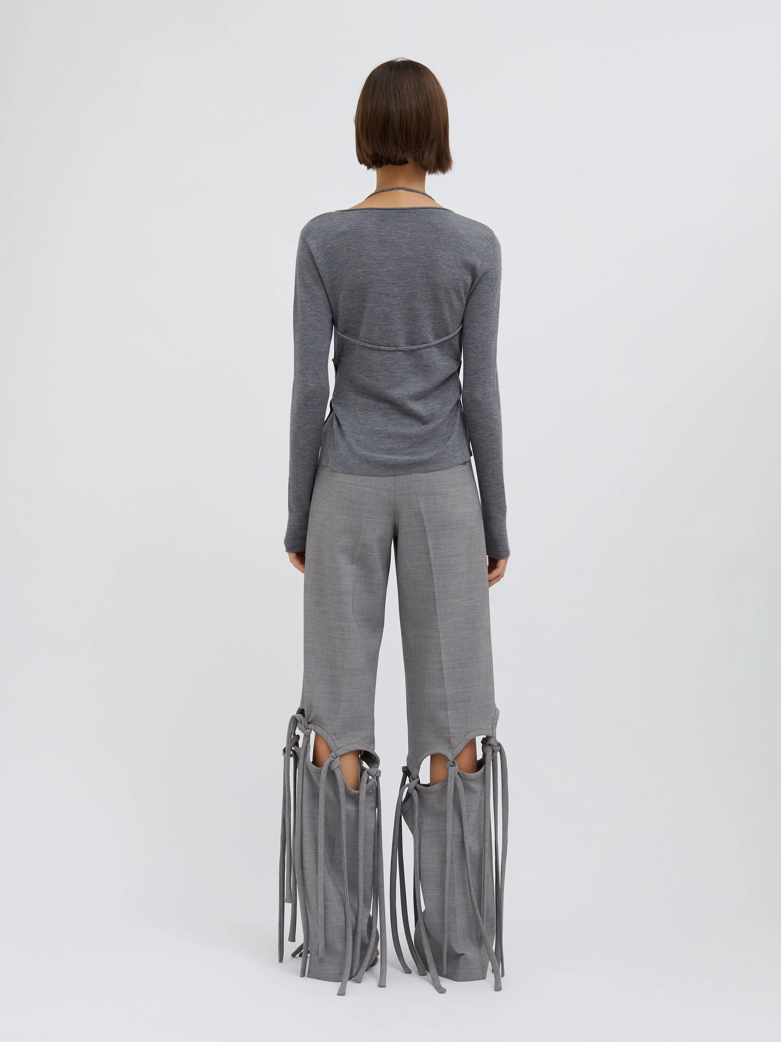 Open Twist Knitted Long Sleeve Top sold by Christopher Esber product image thumbnail 4