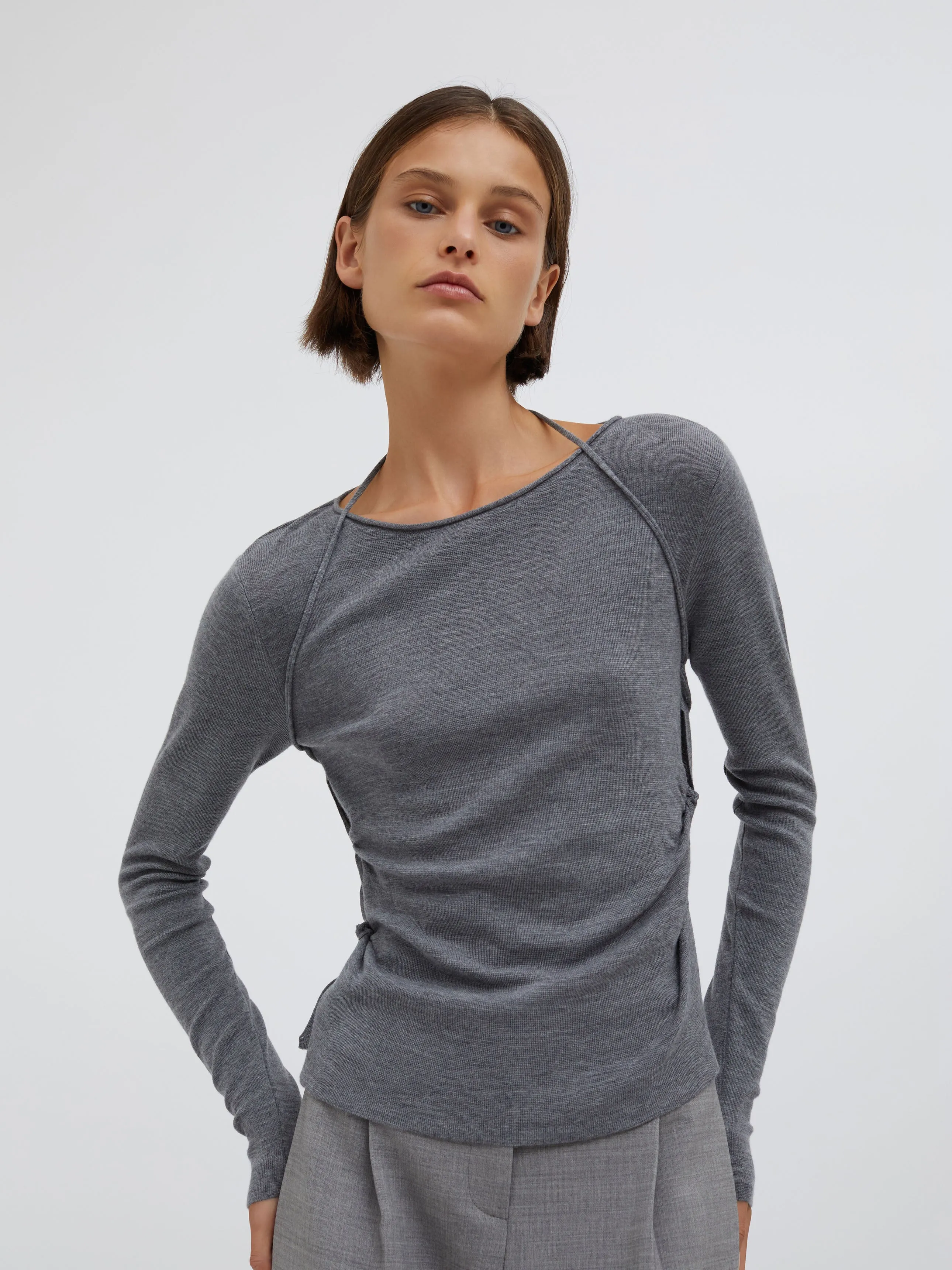 Open Twist Knitted Long Sleeve Top sold by Christopher Esber
