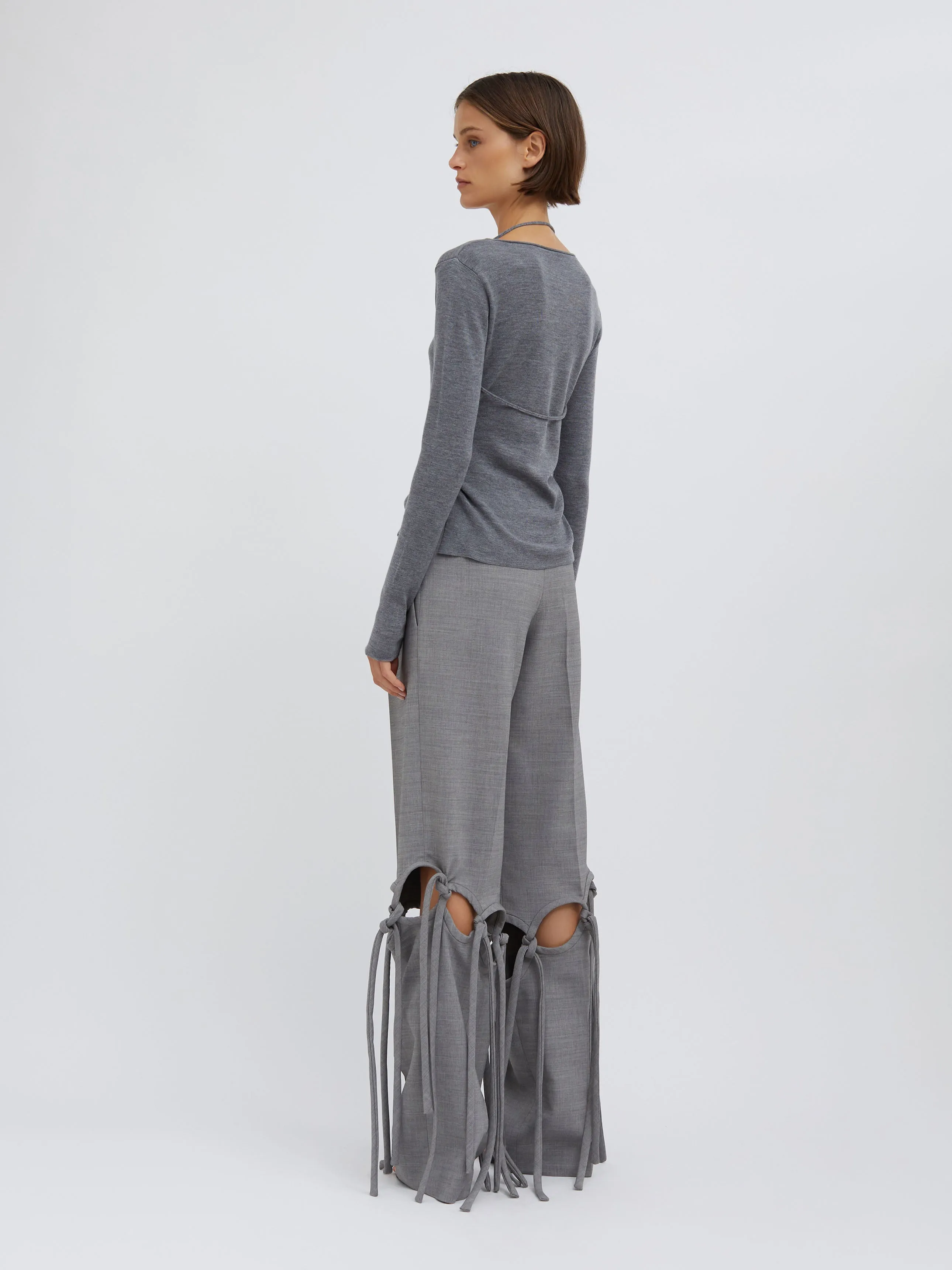 Open Twist Knitted Long Sleeve Top sold by Christopher Esber product image thumbnail 5