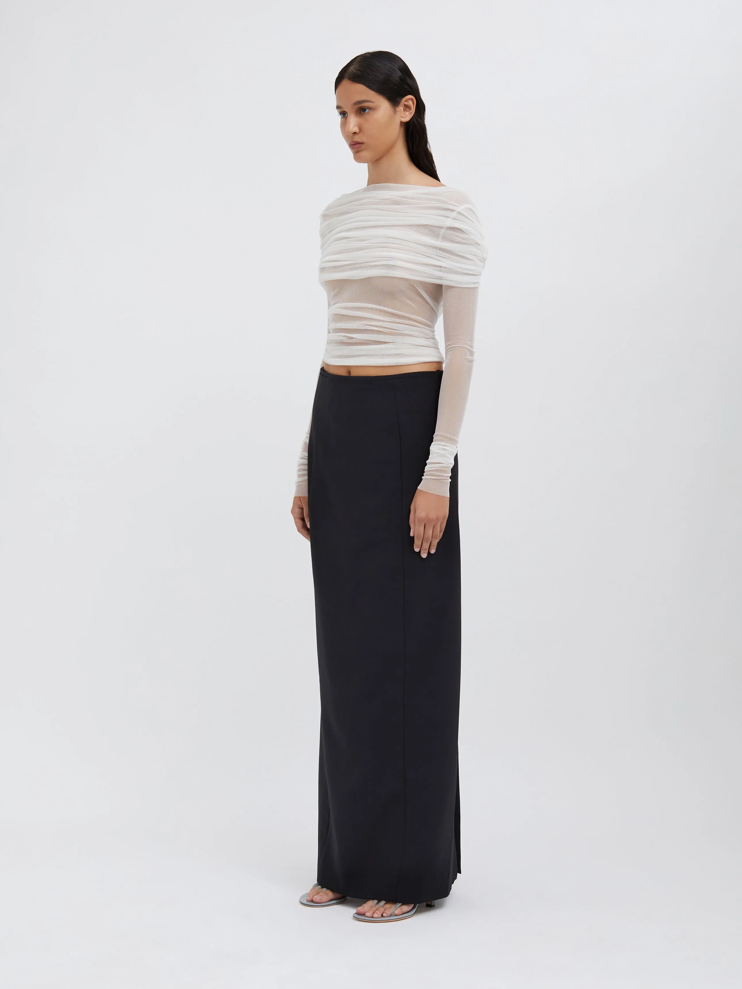 Racquet Straight Tailored Skirt sold by Christopher Esber product image thumbnail 3