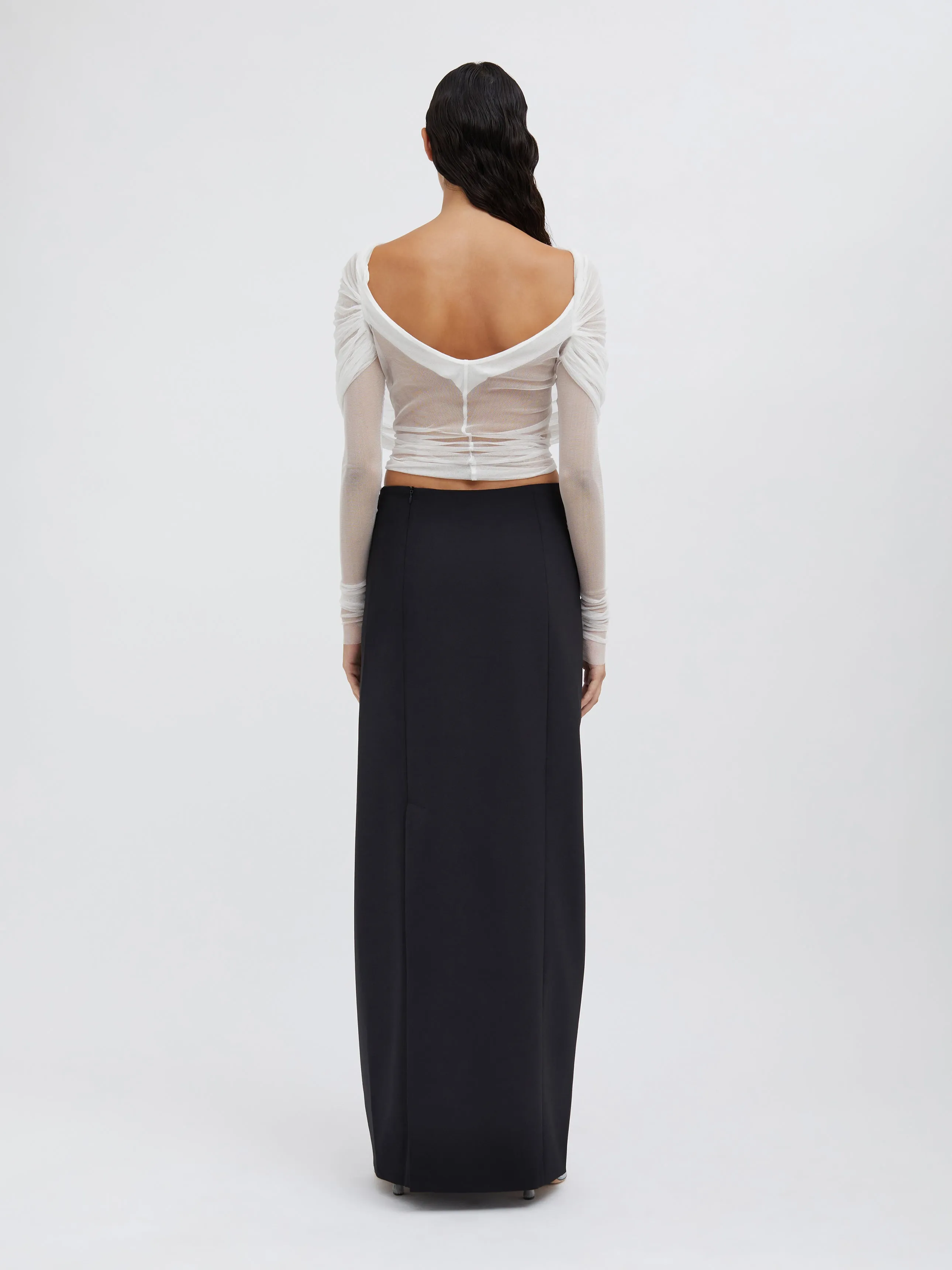 Racquet Straight Tailored Skirt sold by Christopher Esber product image thumbnail 4