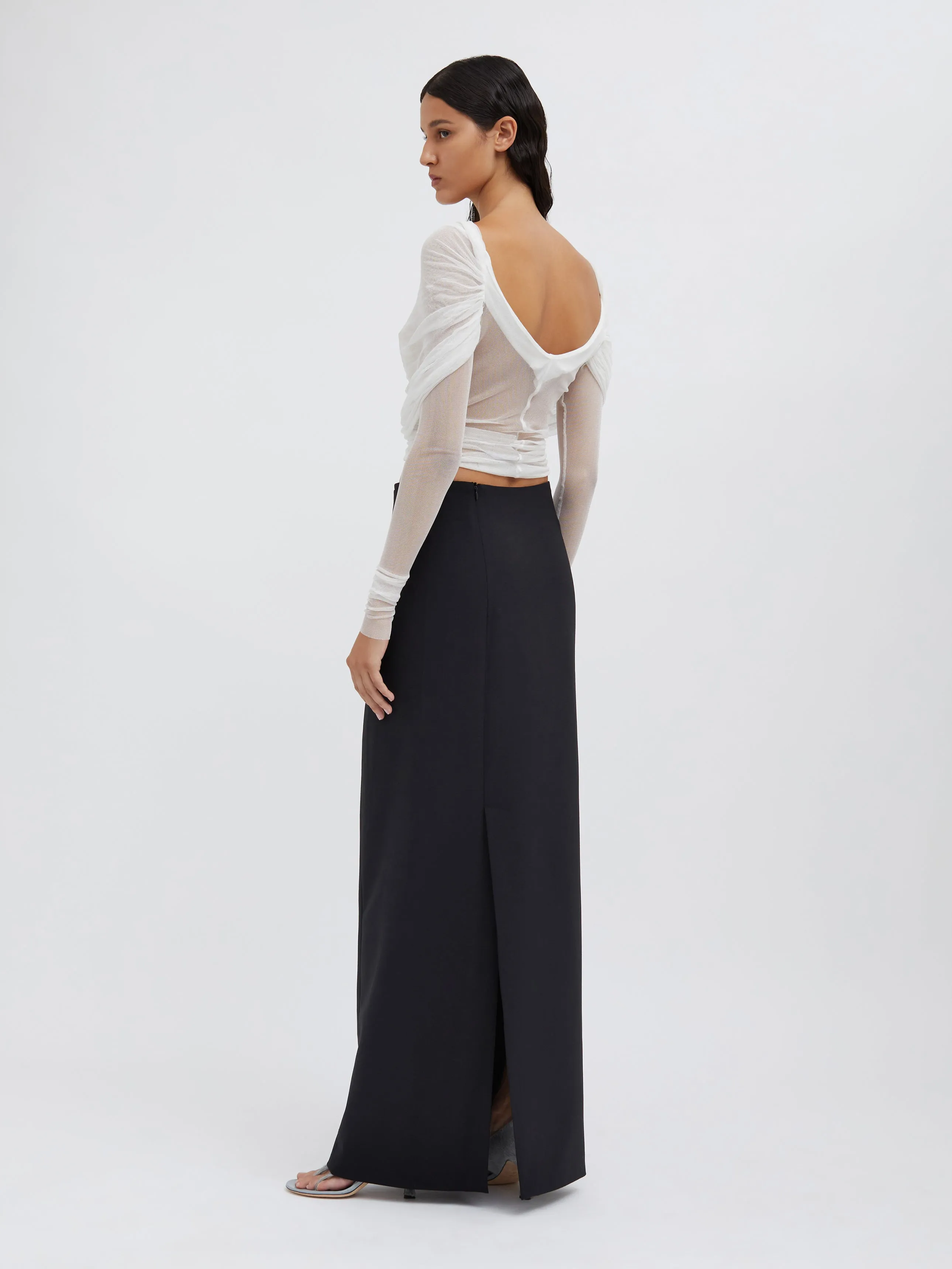 Racquet Straight Tailored Skirt sold by Christopher Esber product image thumbnail 5