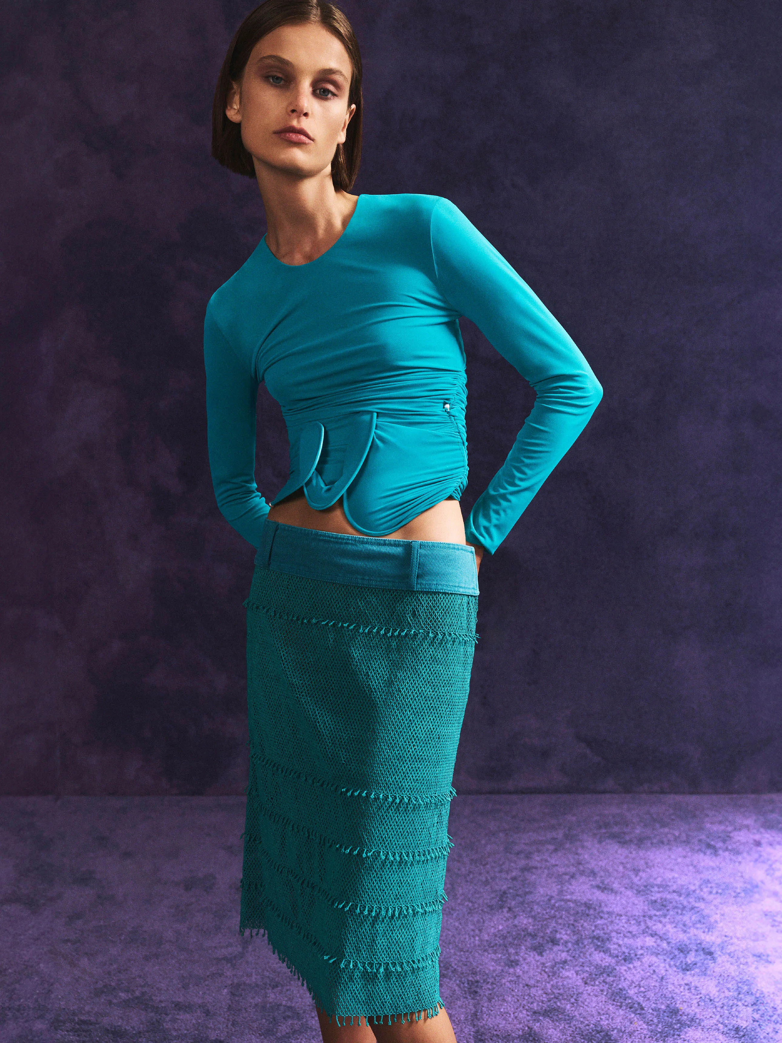 Venus Looped Long Sleeve Top sold by Christopher Esber product image thumbnail 2