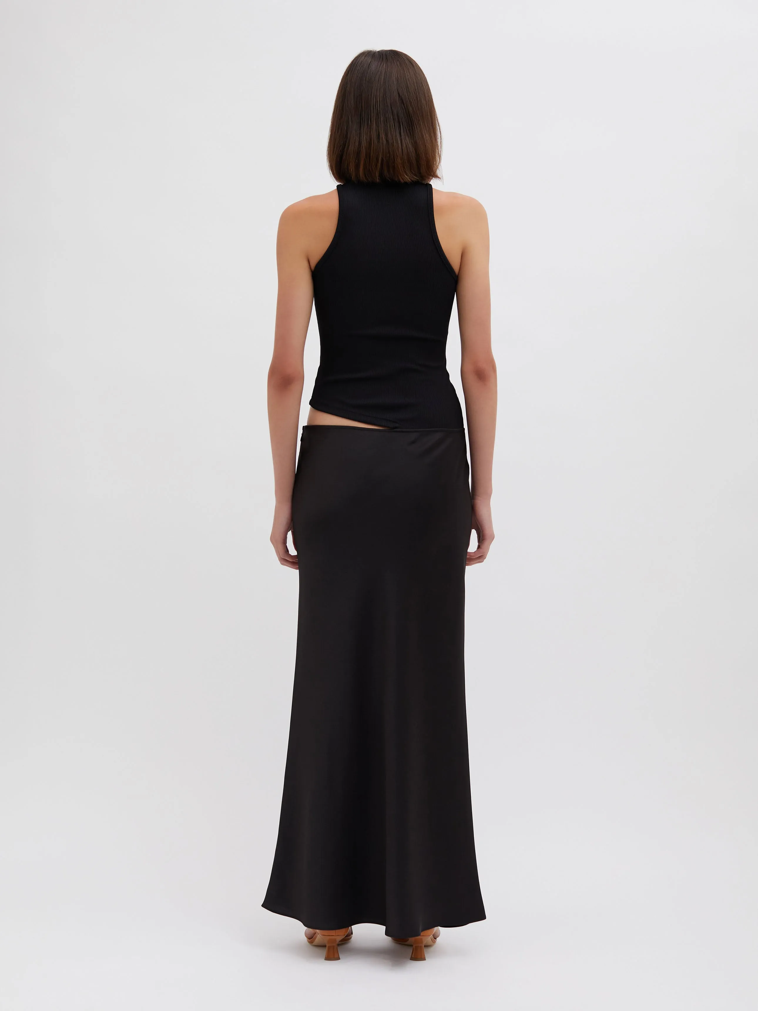 Open Twist Satin Tank Dress sold by Christopher Esber product image thumbnail 5