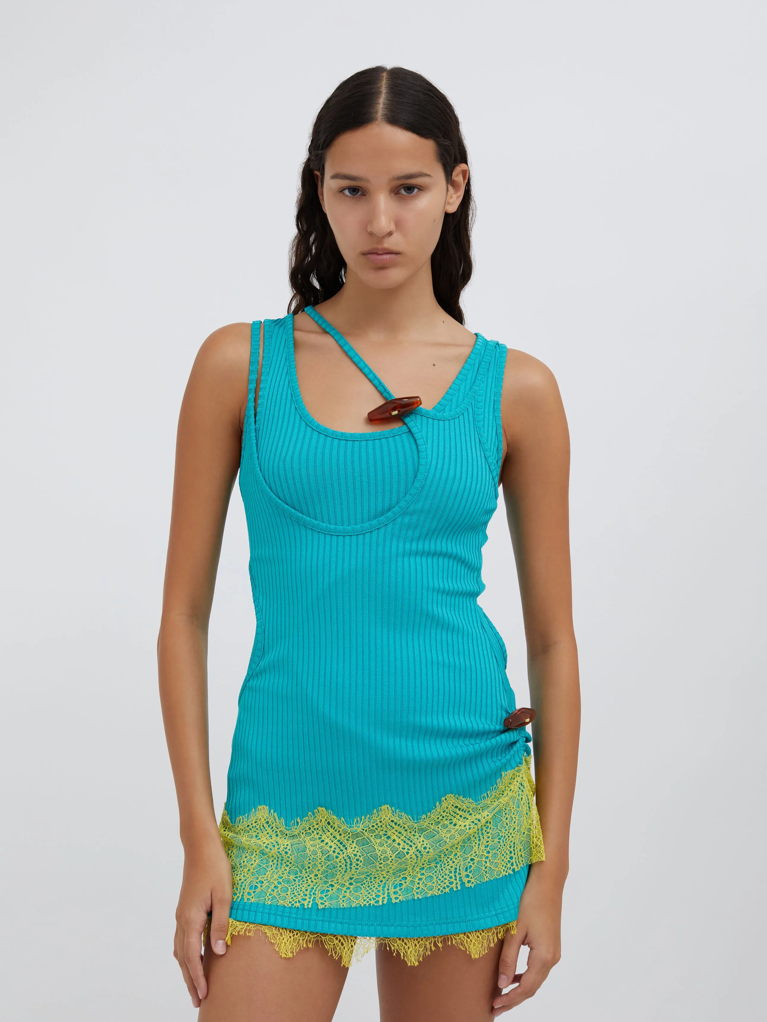 Corrugated Lace Toggle Dress sold by Christopher Esber product image thumbnail 2