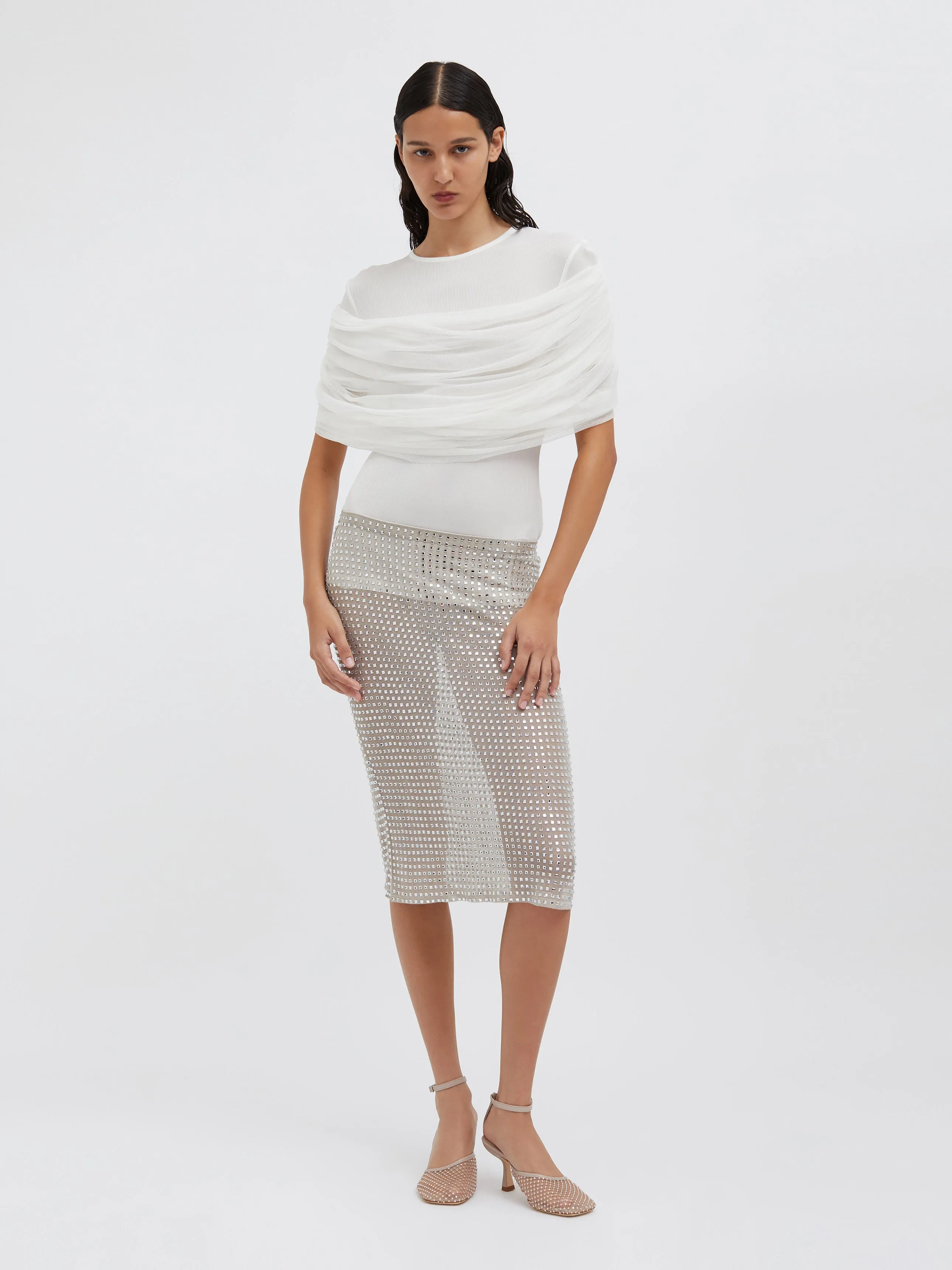 Cristalla Knit Skirt sold by Christopher Esber product image thumbnail 5
