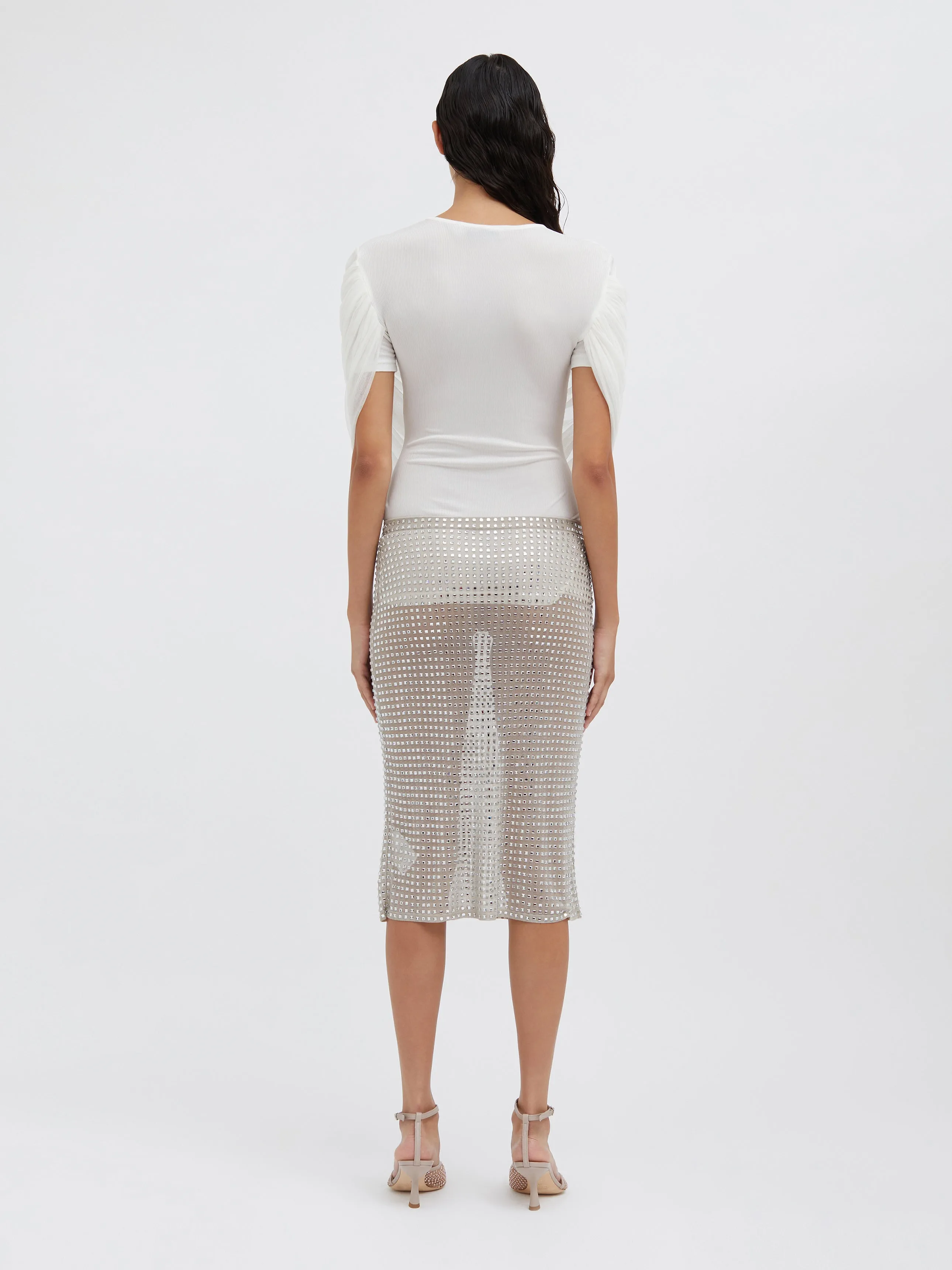 Cristalla Knit Skirt sold by Christopher Esber product image thumbnail 4