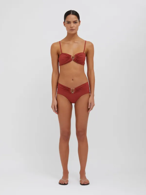 Crystal Orbit Ruched High Brief sold by Christopher Esber