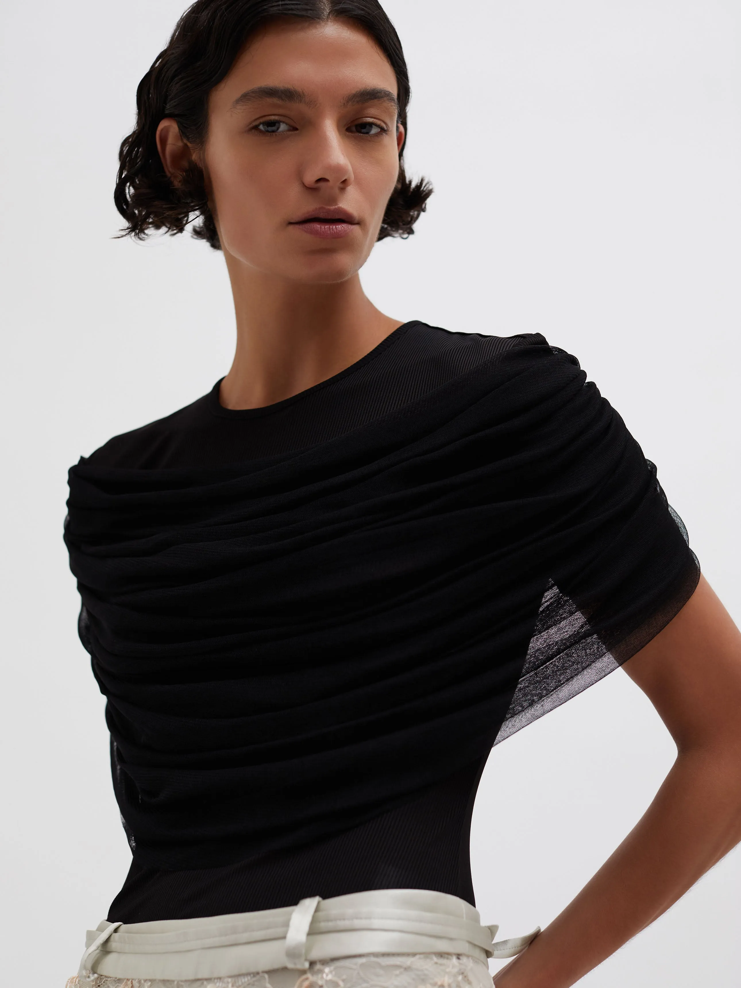 Sonora Veiled Tee sold by Christopher Esber product image thumbnail 5