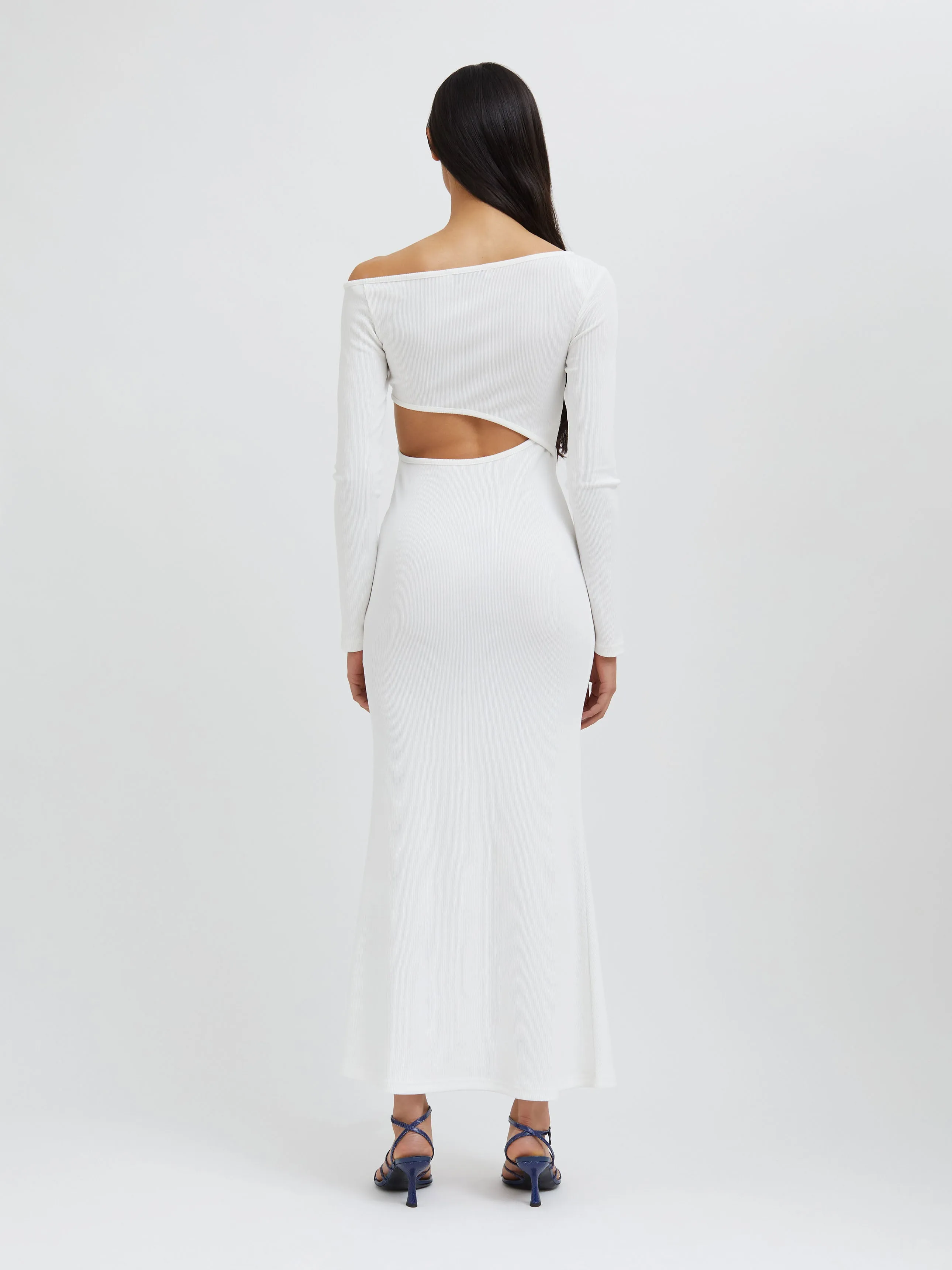 Spiral Crystal Long Sleeve Dress sold by Christopher Esber product image thumbnail 4