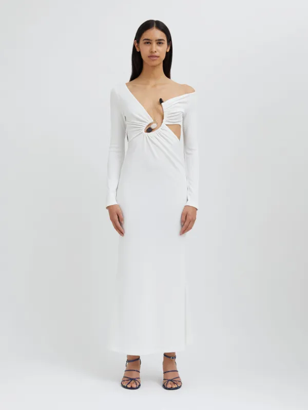 Spiral Crystal Long Sleeve Dress sold by Christopher Esber