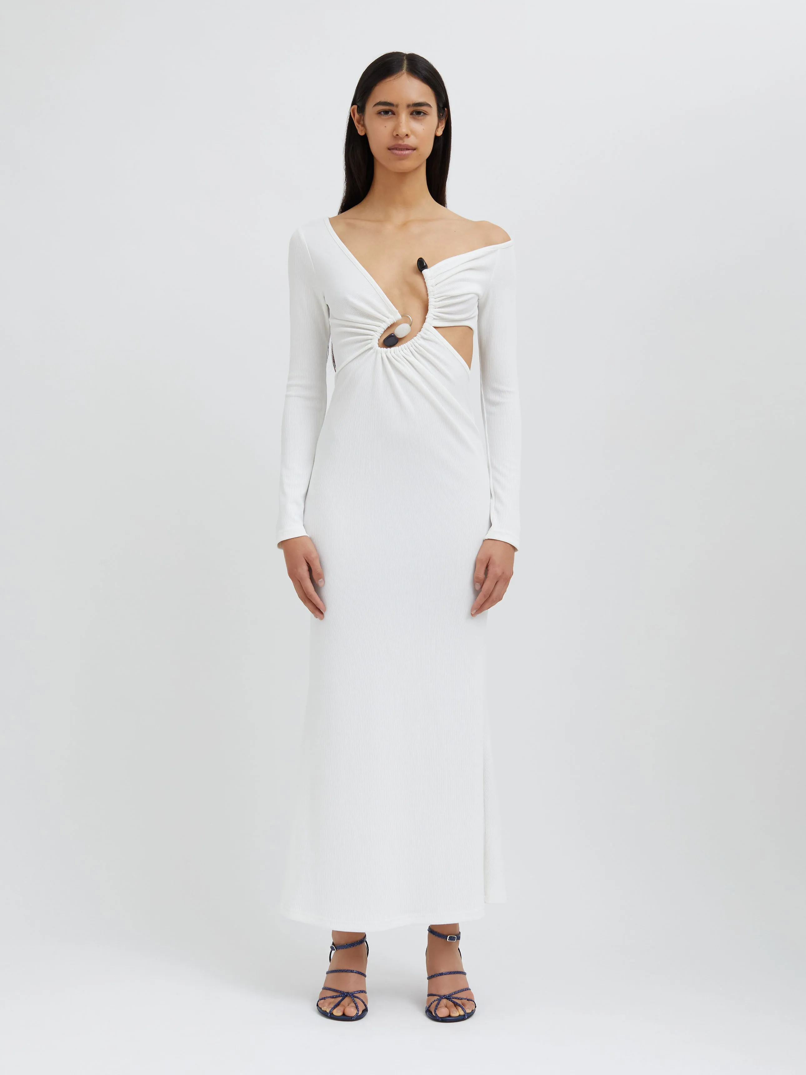 Spiral Crystal Long Sleeve Dress sold by Christopher Esber