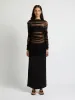 Long Sleeve Tulle Column Dress sold by Christopher Esber
