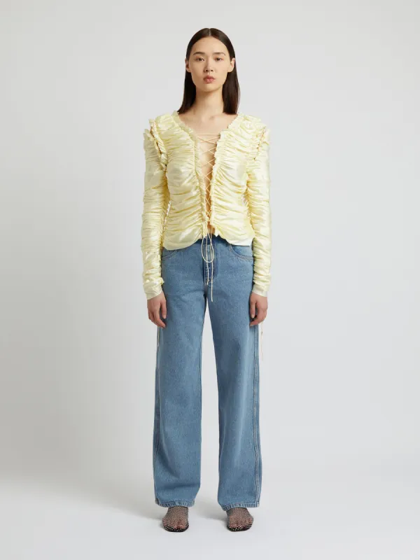 Sequence Silk Top sold by Christopher Esber