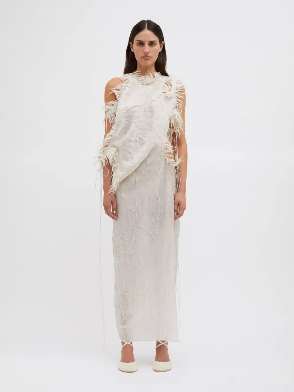 Villus Crinkle Curve Dress sold by Christopher Esber