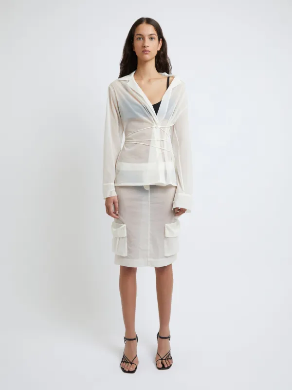 Sola Stitched Skirt made by Christopher Esber