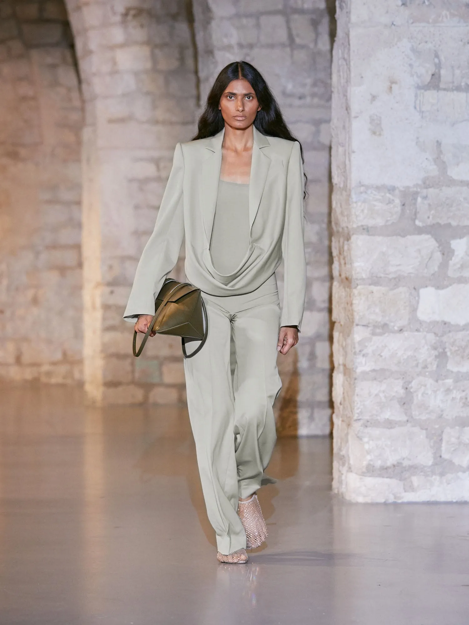 Talus Scoop Front Crop Blazer sold by Christopher Esber product image thumbnail 2