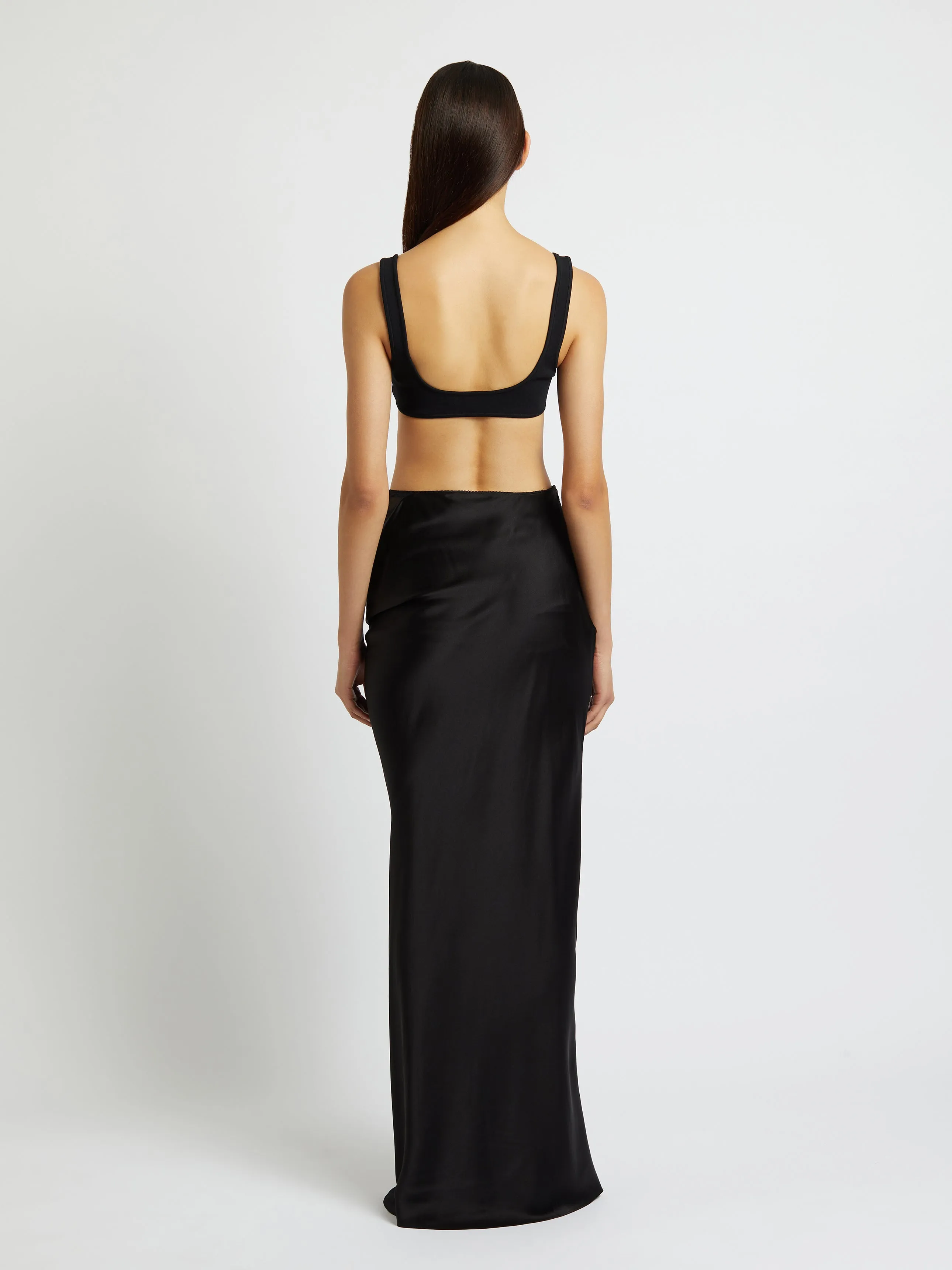 Drifted Silk Drape Long Skirt sold by Christopher Esber product image thumbnail 5
