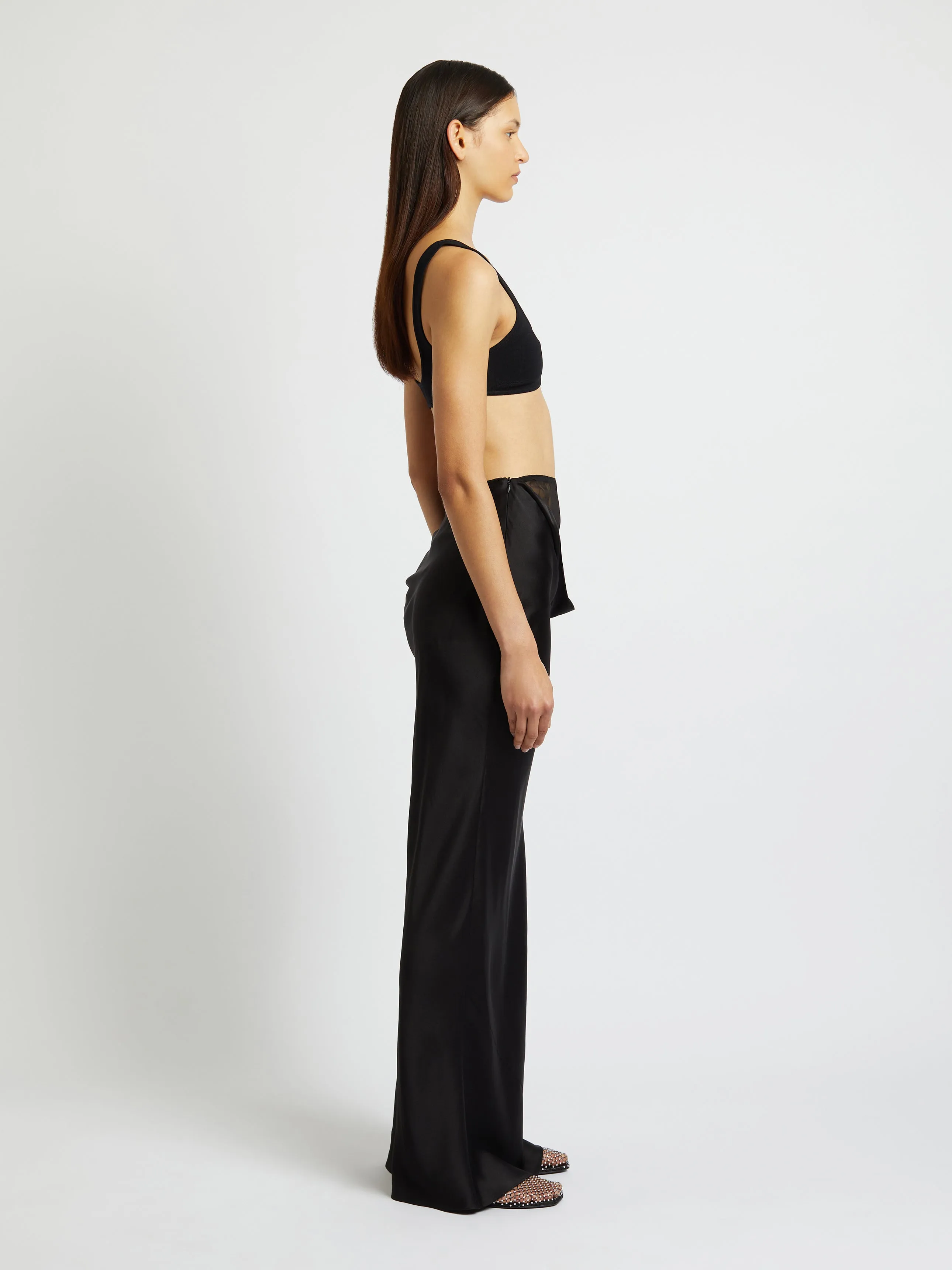 Drifted Silk Drape Long Skirt sold by Christopher Esber product image thumbnail 3