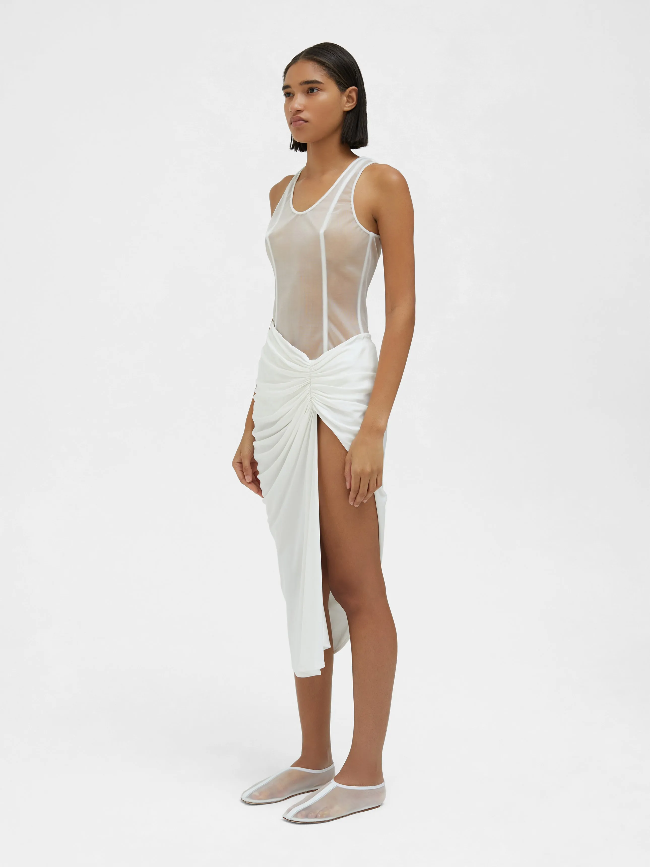 Euripides Ruched Skirt sold by Christopher Esber product image thumbnail 5