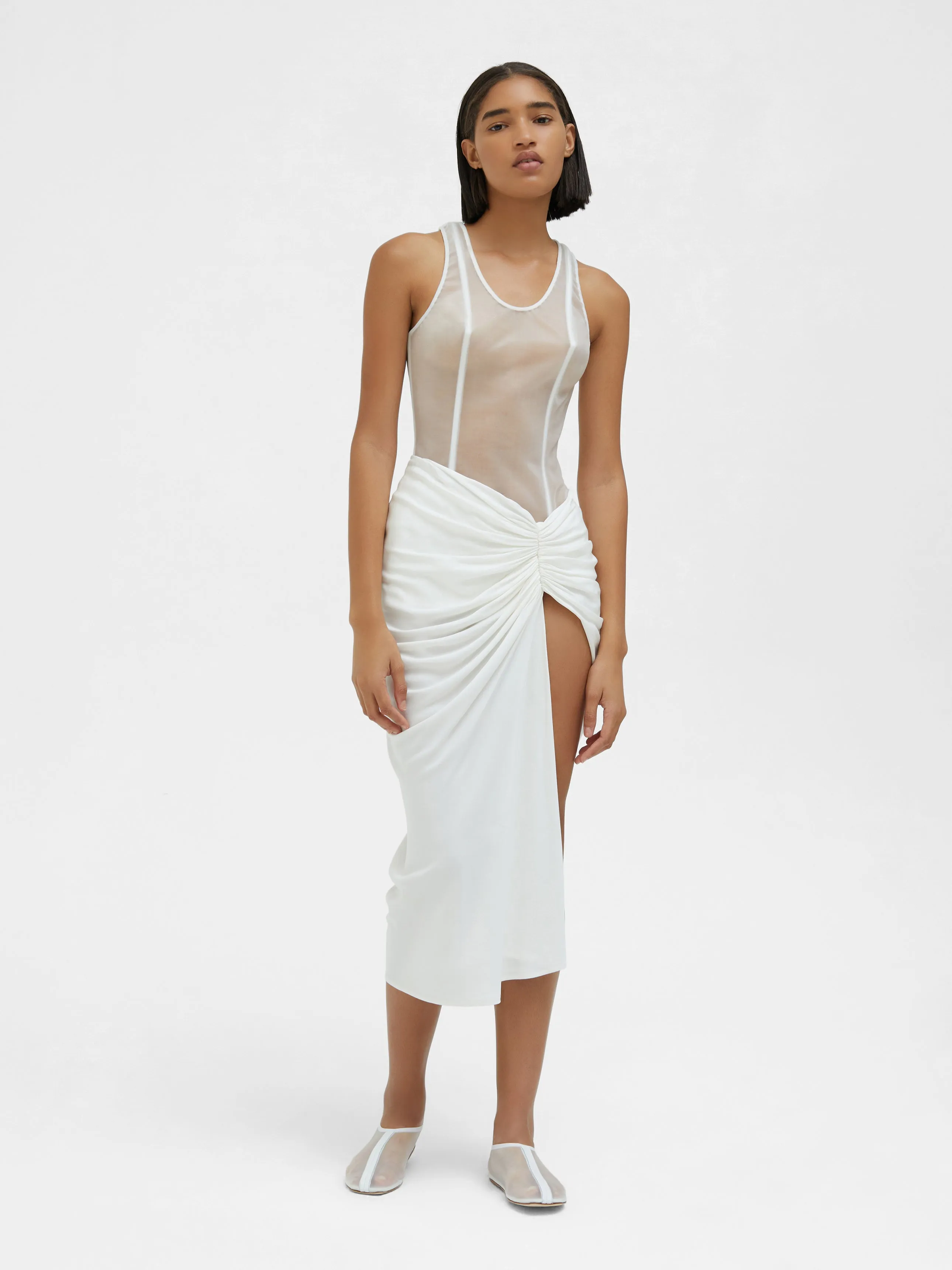 Euripides Ruched Skirt sold by Christopher Esber product image thumbnail 3