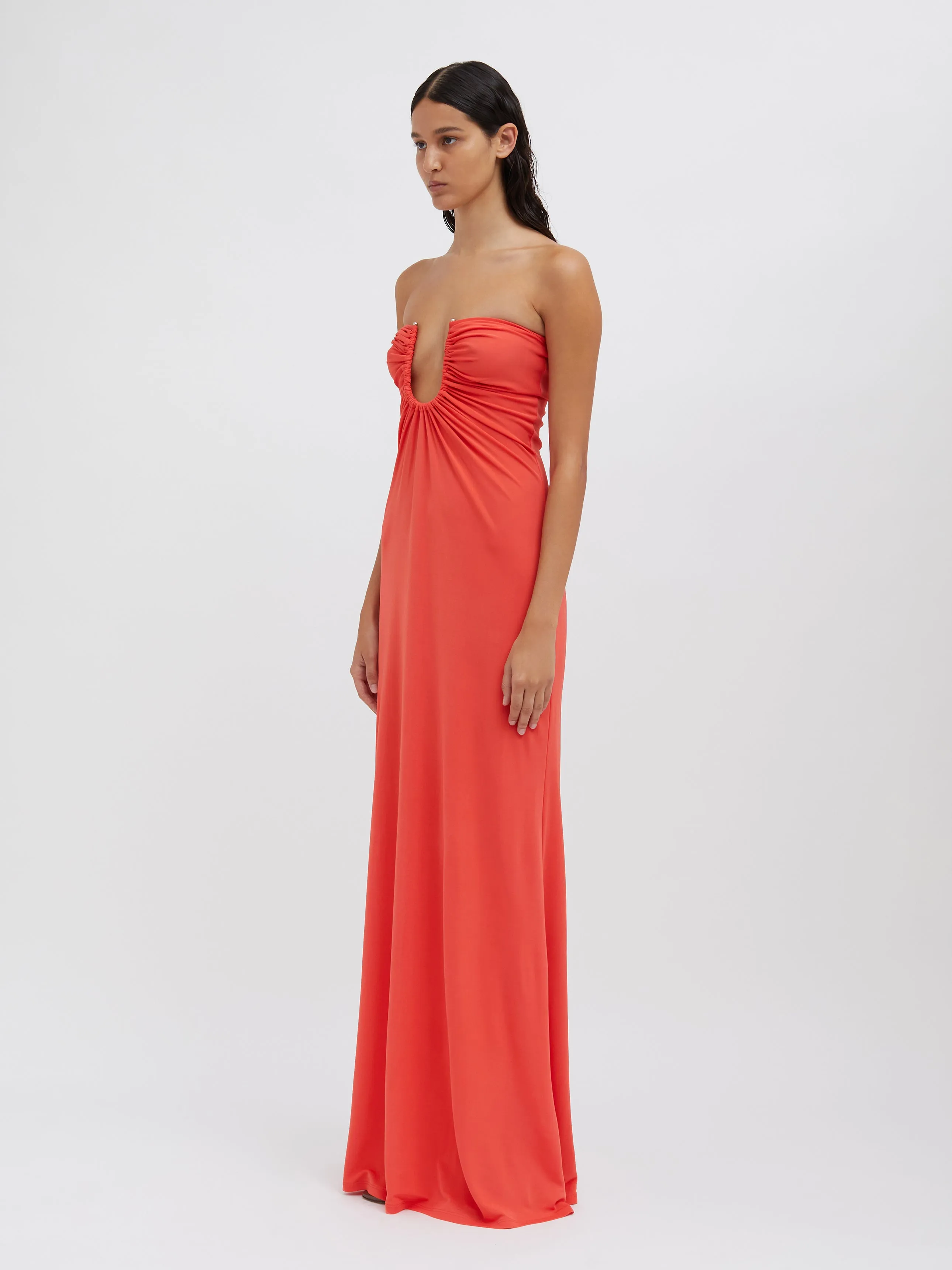 Arced Palm Strapless Dress sold by Christopher Esber product image thumbnail 3