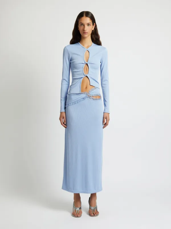 Carina Interlinked Long Skirt made by Christopher Esber