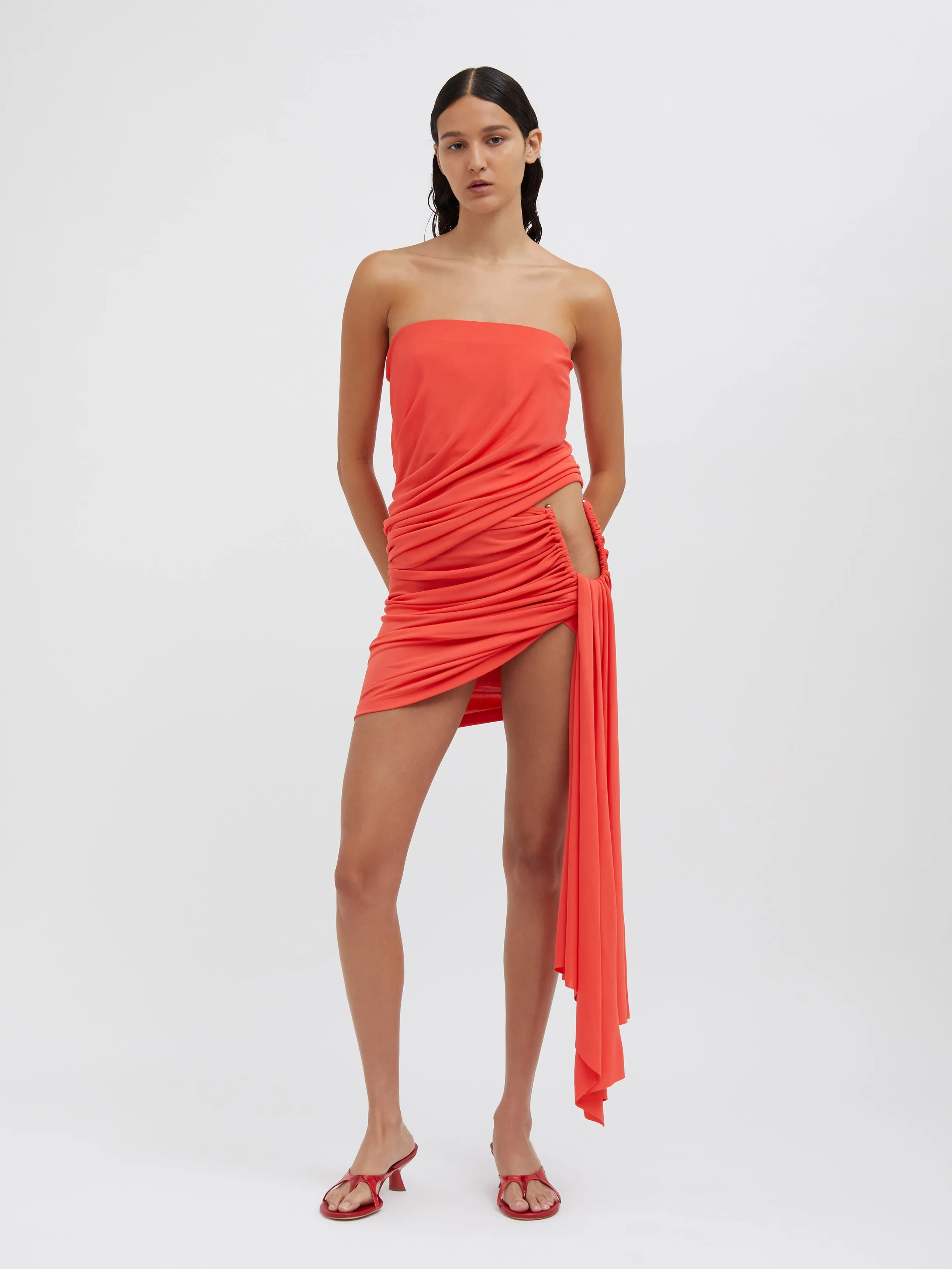 Side Cowl Strapless Top sold by Christopher Esber product image thumbnail 5