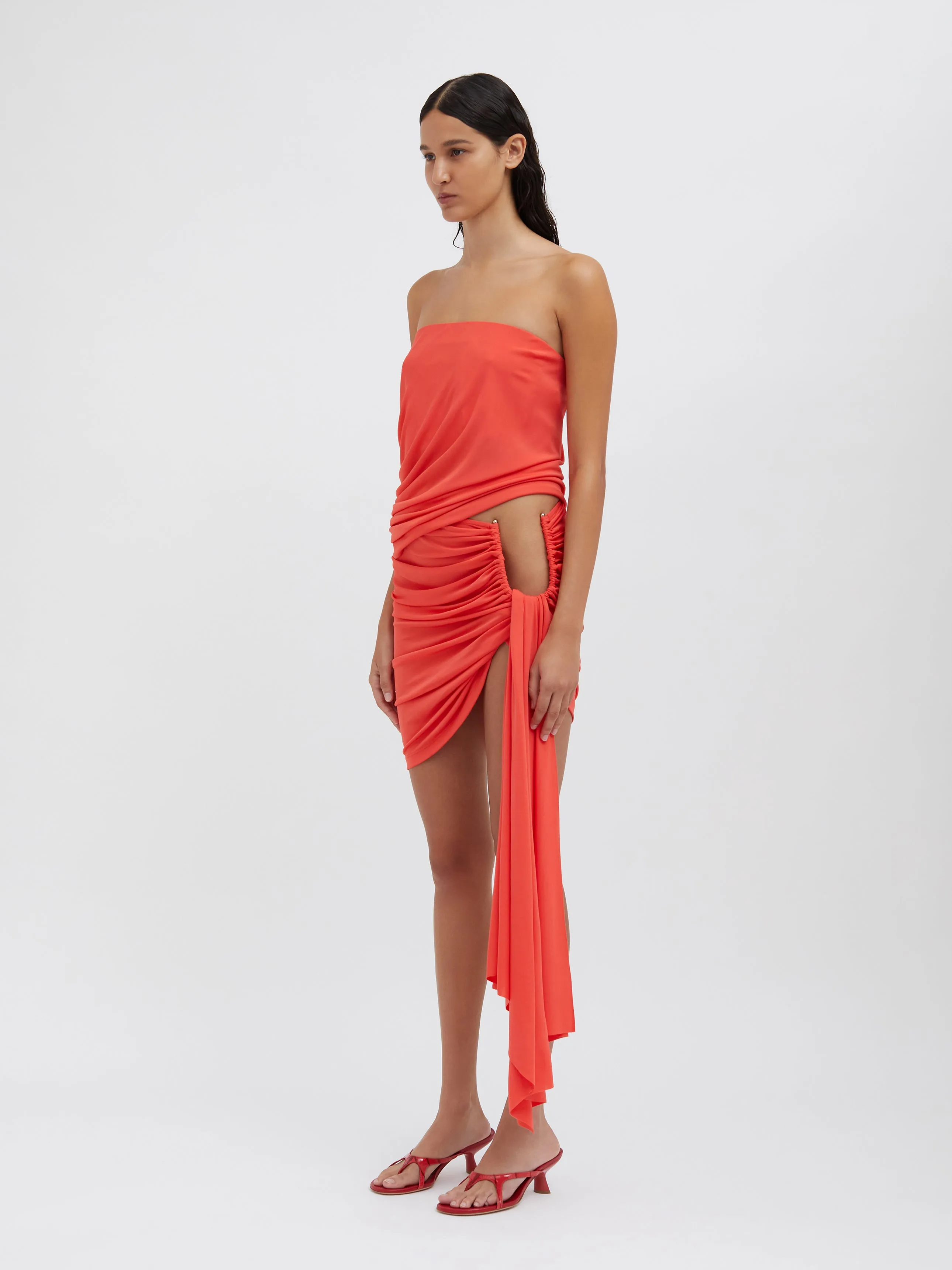 Side Cowl Strapless Top sold by Christopher Esber product image thumbnail 4