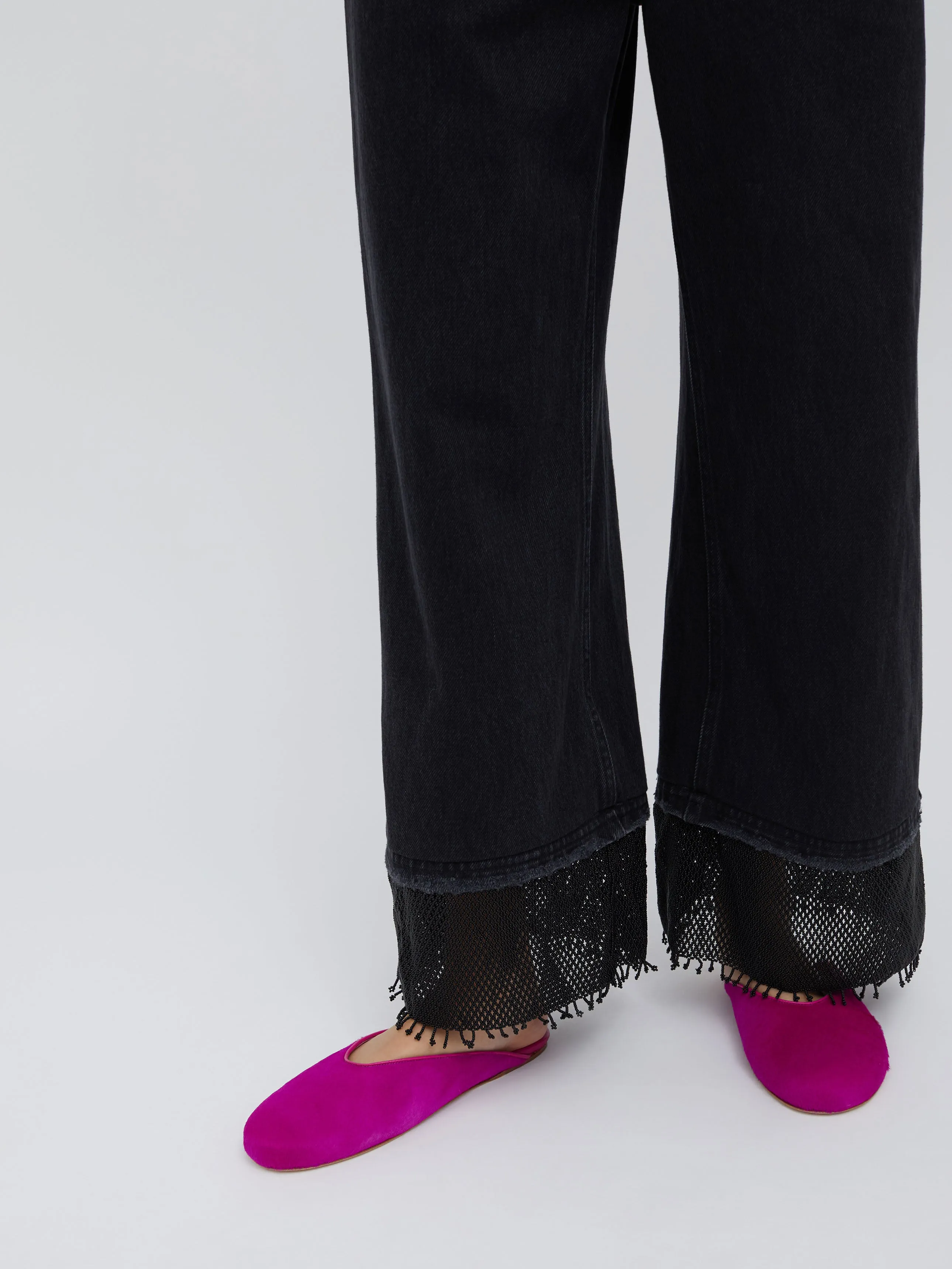 Cestino Beaded Denim Jean sold by Christopher Esber product image thumbnail 4