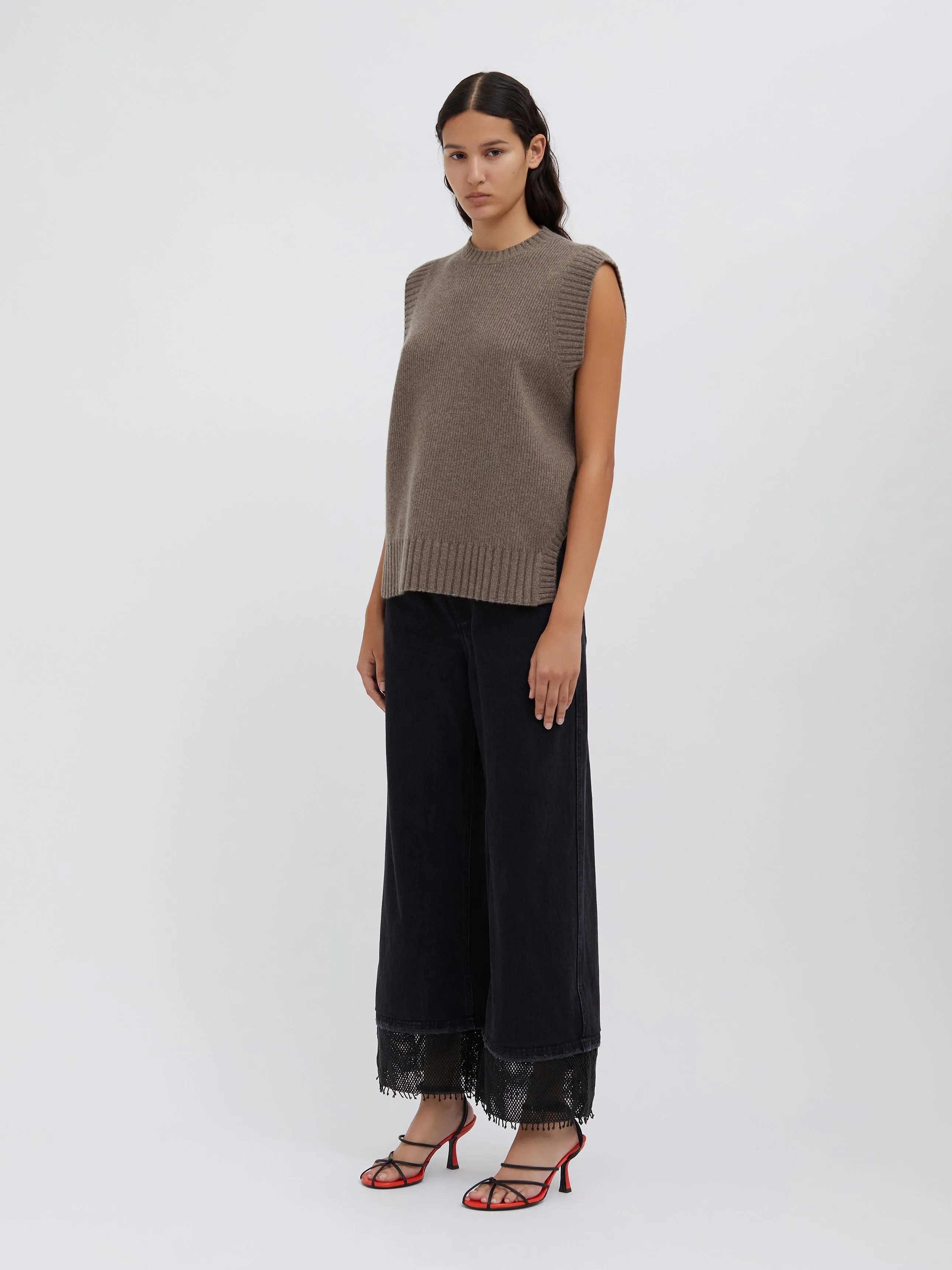 Cestino Beaded Denim Jean sold by Christopher Esber product image thumbnail 2