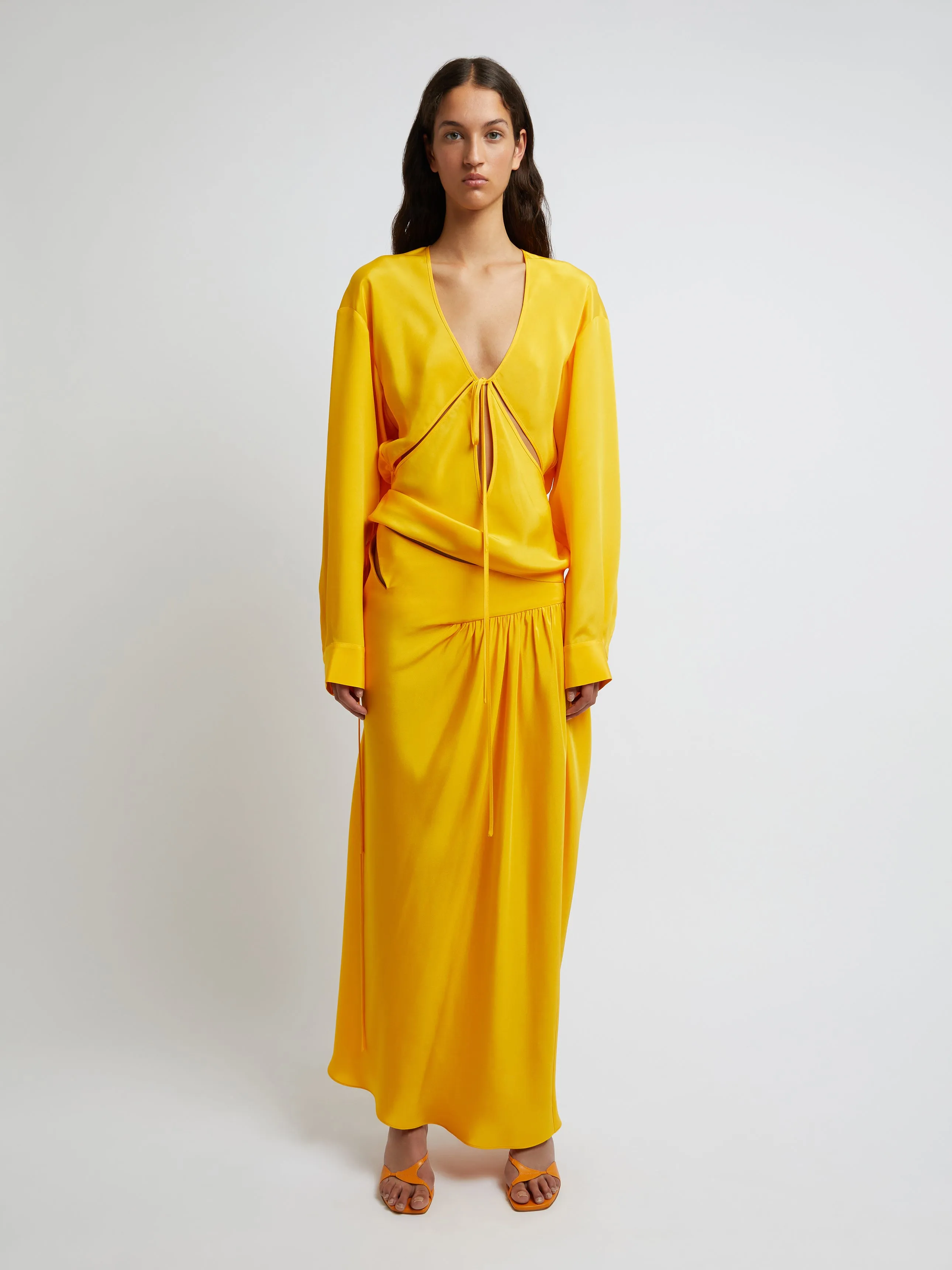 Triquetra Front Tie Shirt sold by Christopher Esber product image thumbnail 2