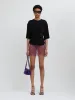 Handpainted Latex Lace Mini Skirt sold by Christopher Esber