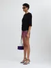 Handpainted Latex Lace Mini Skirt sold by Christopher Esber