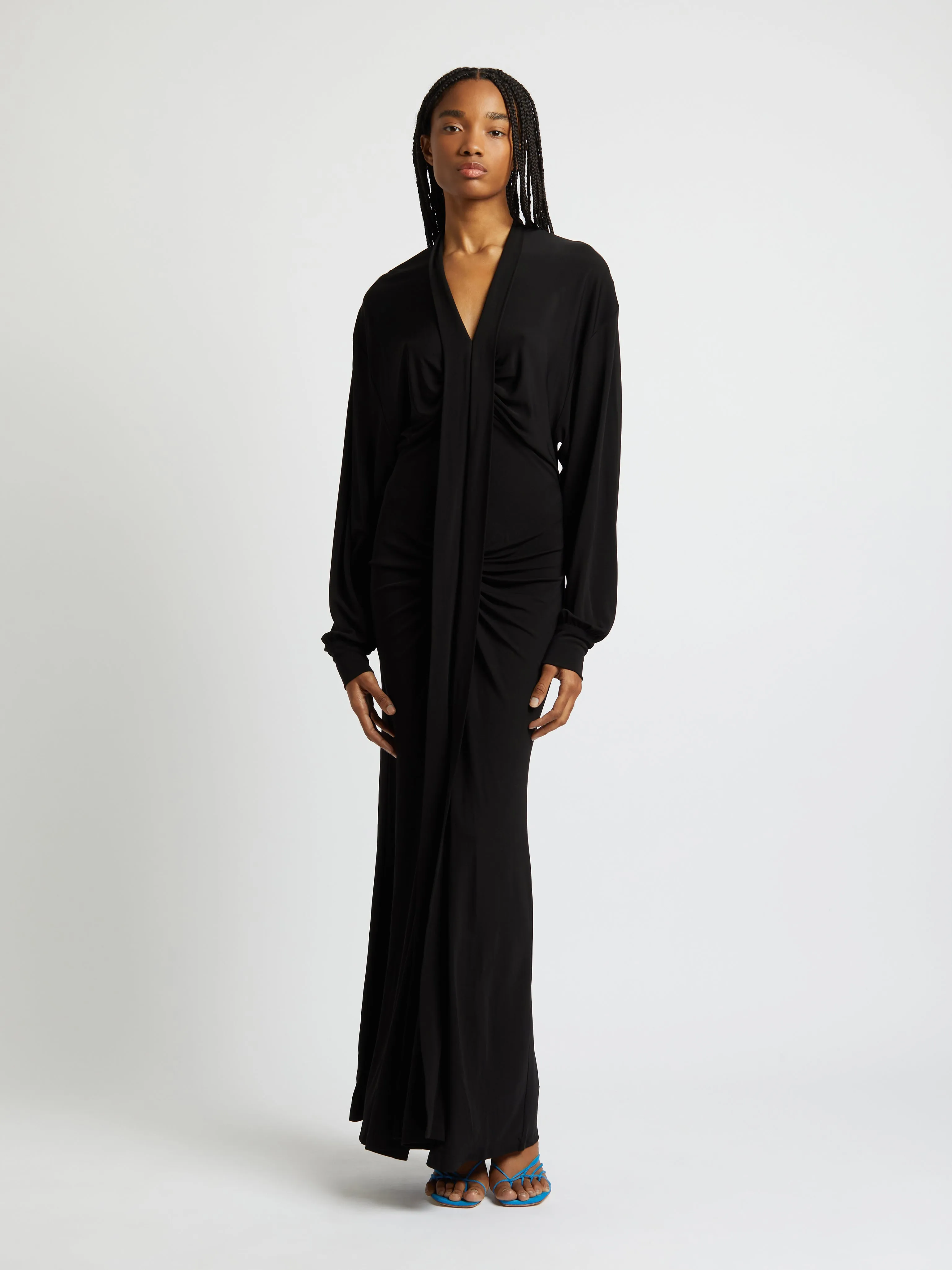 Carved Long Sleeve Split Dress sold by Christopher Esber product image thumbnail 5